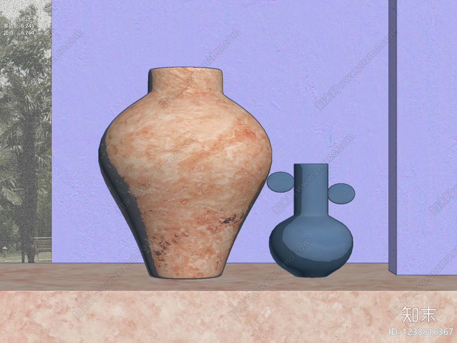 现代花瓶3D模型下载【ID:1233816367】