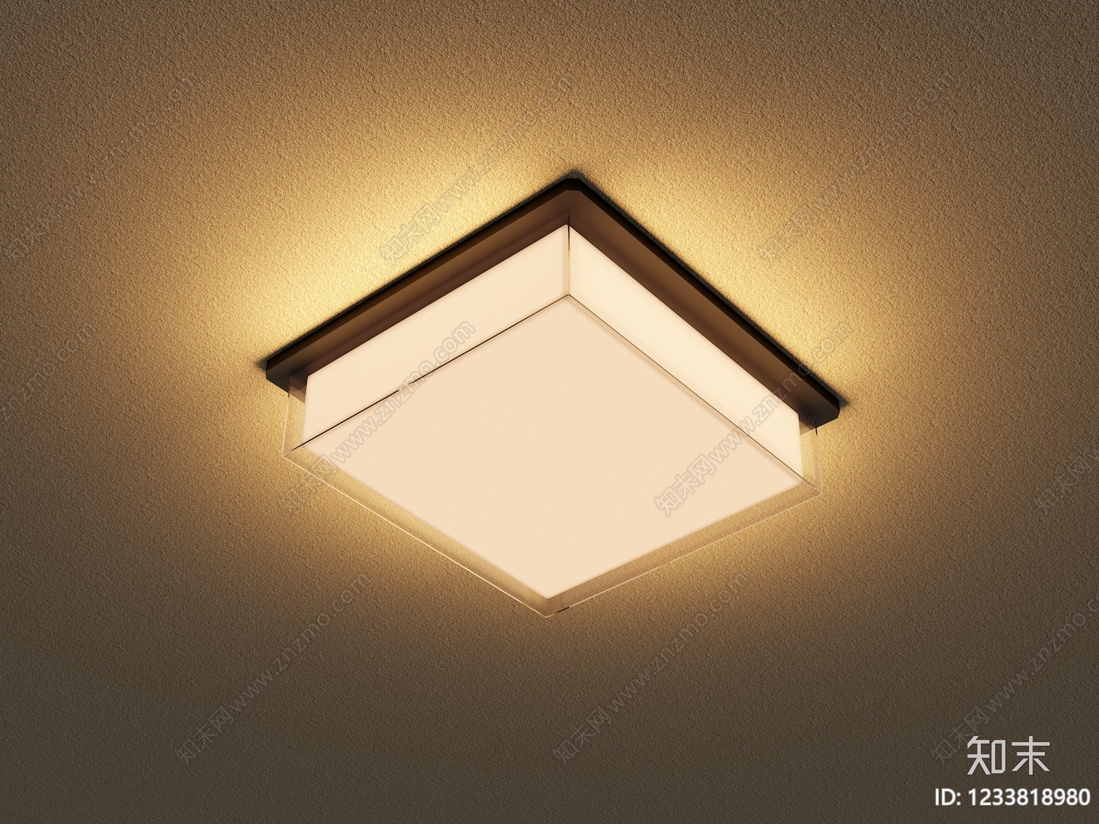 现代简约儿童房吸顶灯3D模型下载【ID:1233818980】