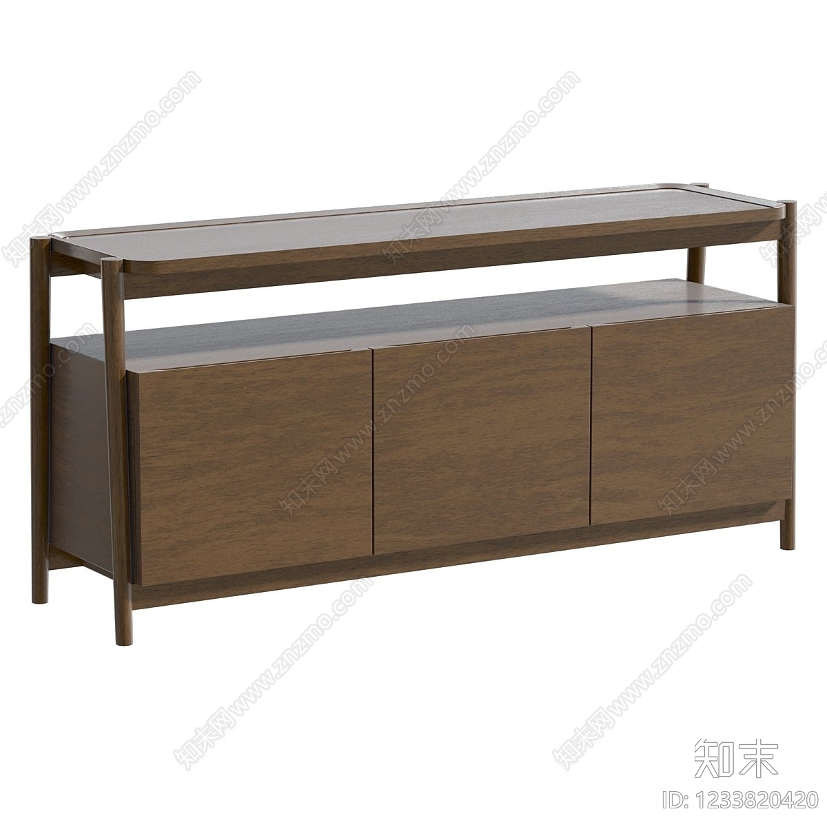中古风储物柜3D模型下载【ID:1233820420】