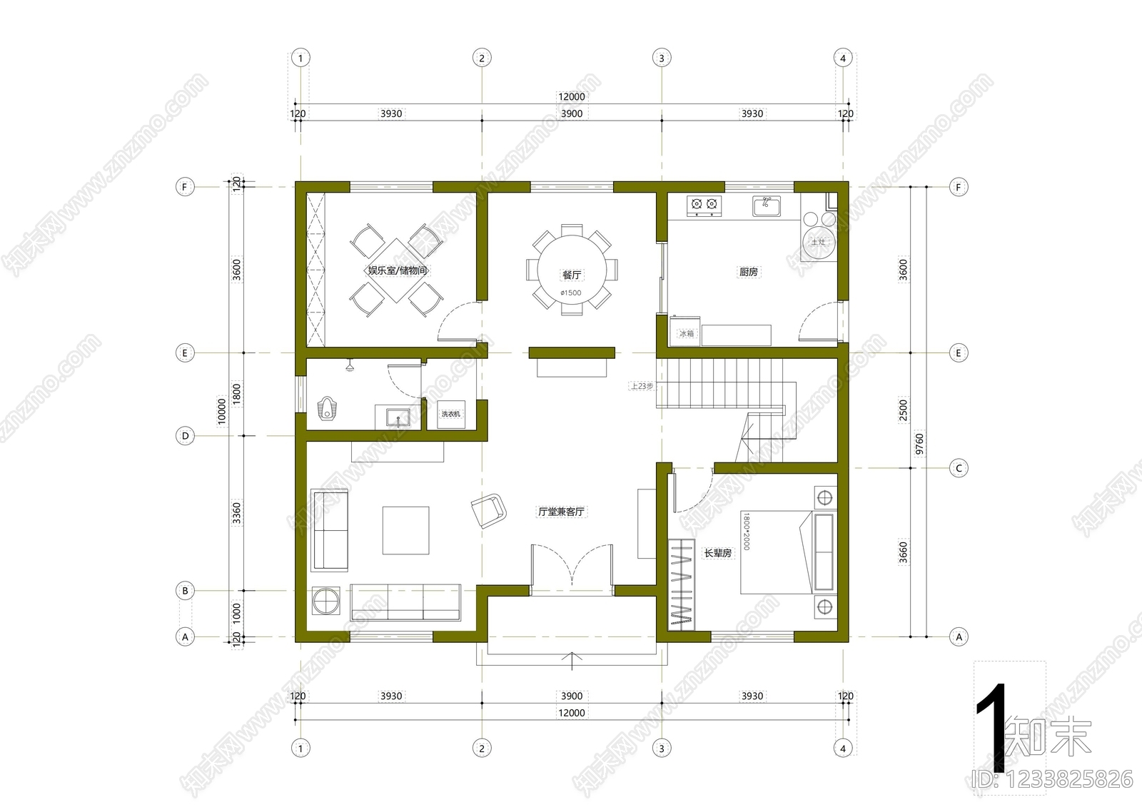 别墅建筑CAD图纸