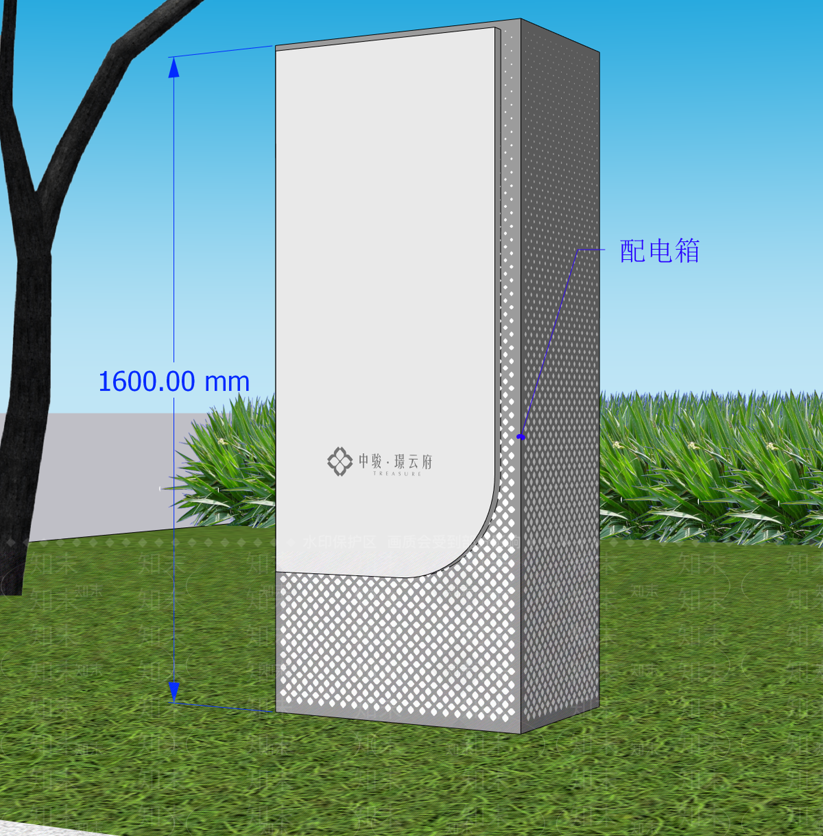 现代简约其他景观小品SU模型下载【ID:1233827716】