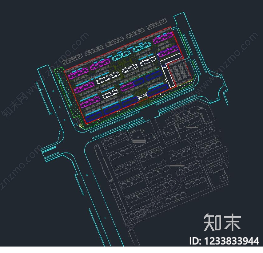 居住区规划CAD图纸