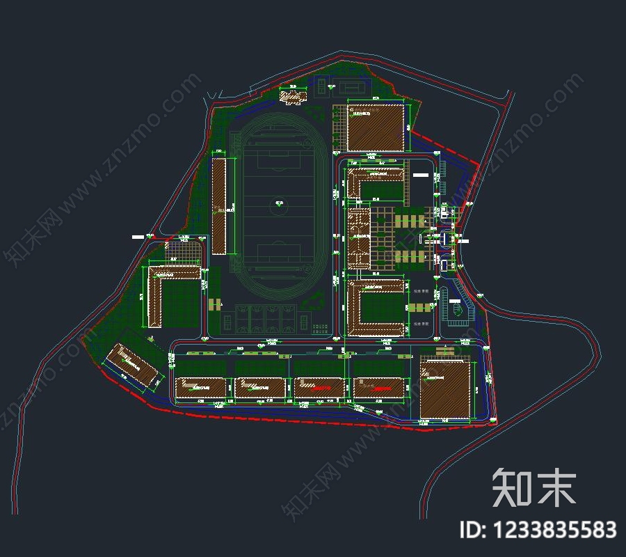 学校建筑CAD图纸