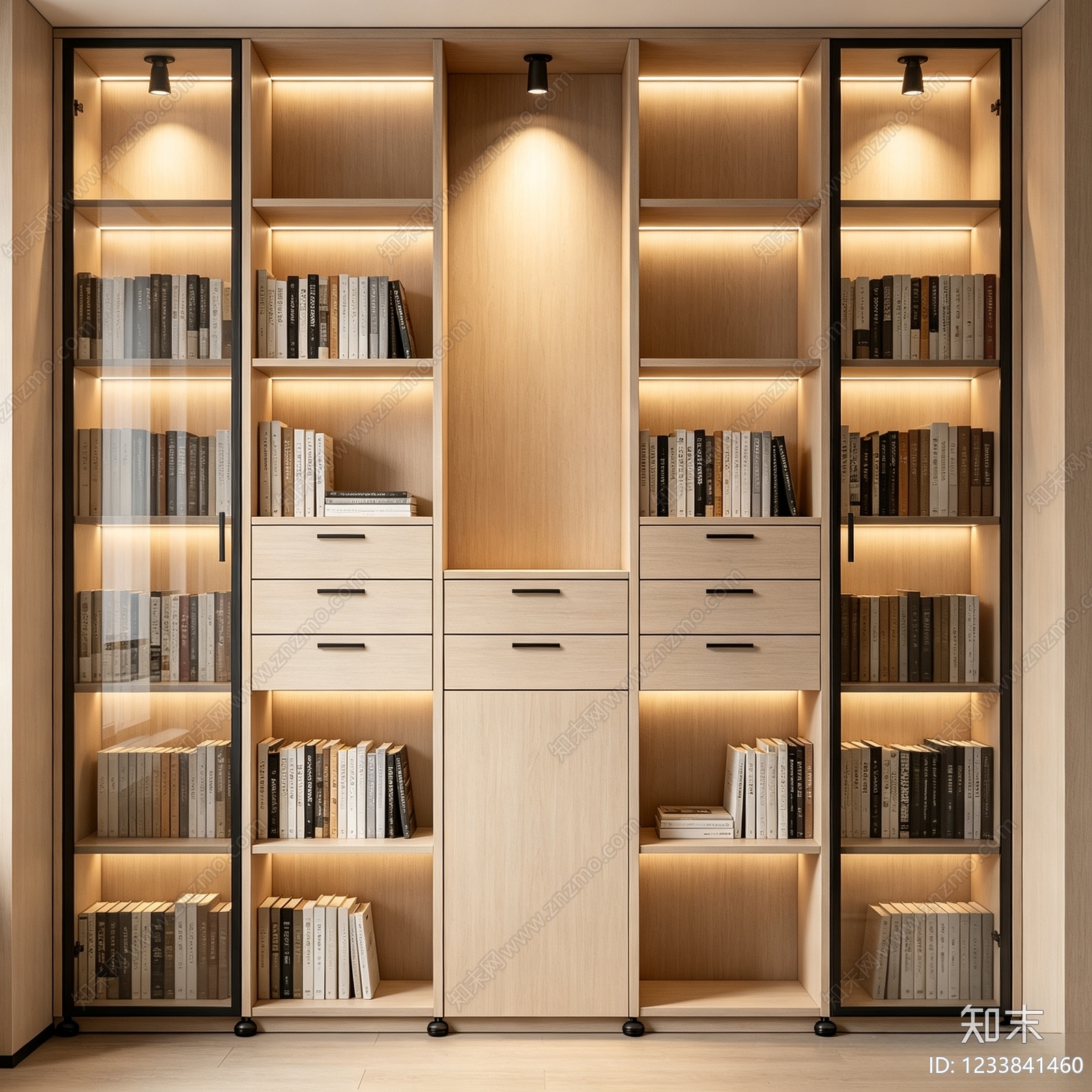 柜子cad施工图下载【ID:1233841460】