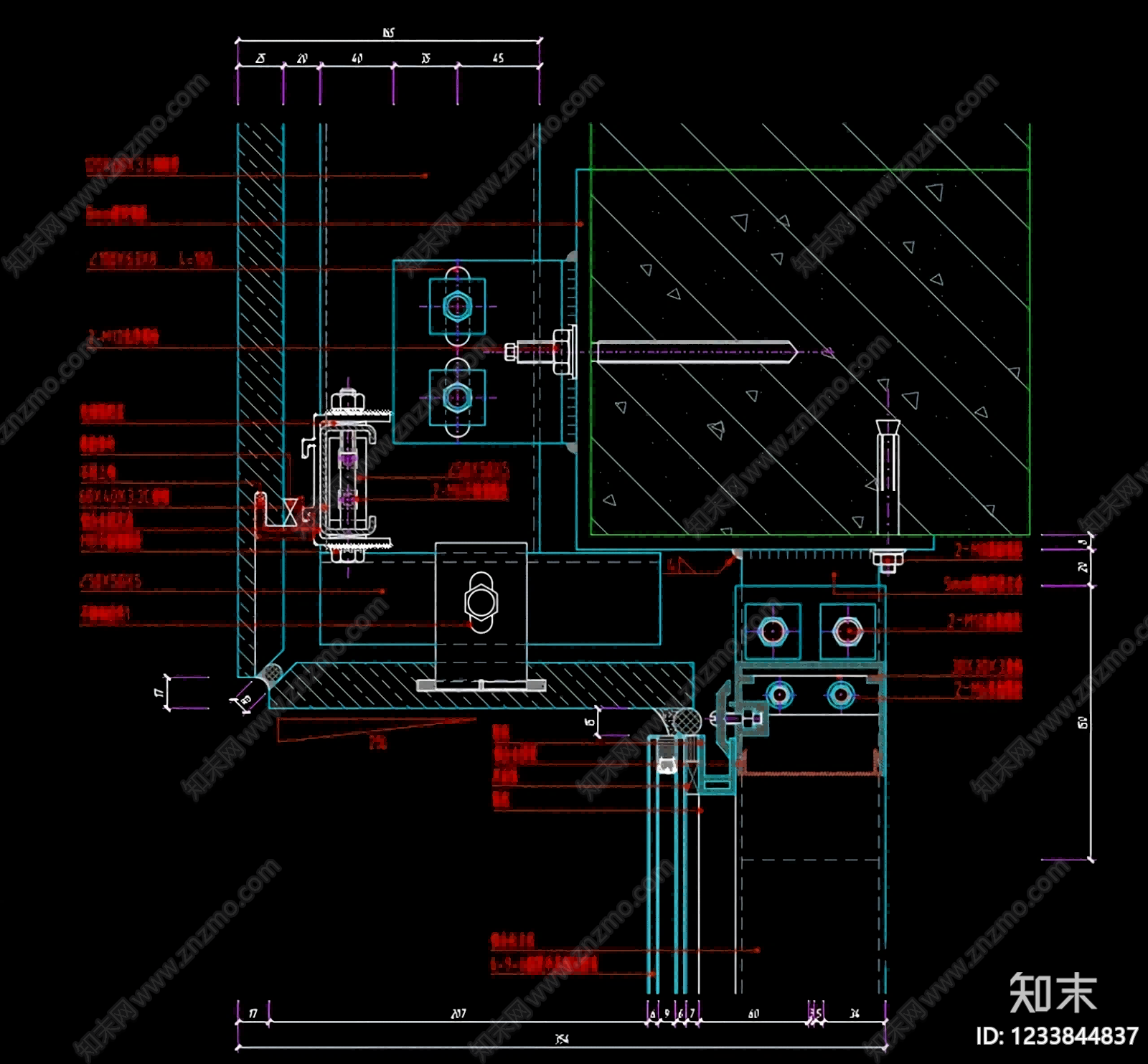 其他节点详图cad施工图下载【ID:1233844837】