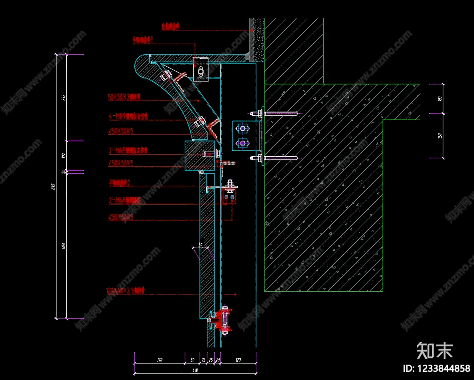其他节点详图cad施工图下载【ID:1233844858】