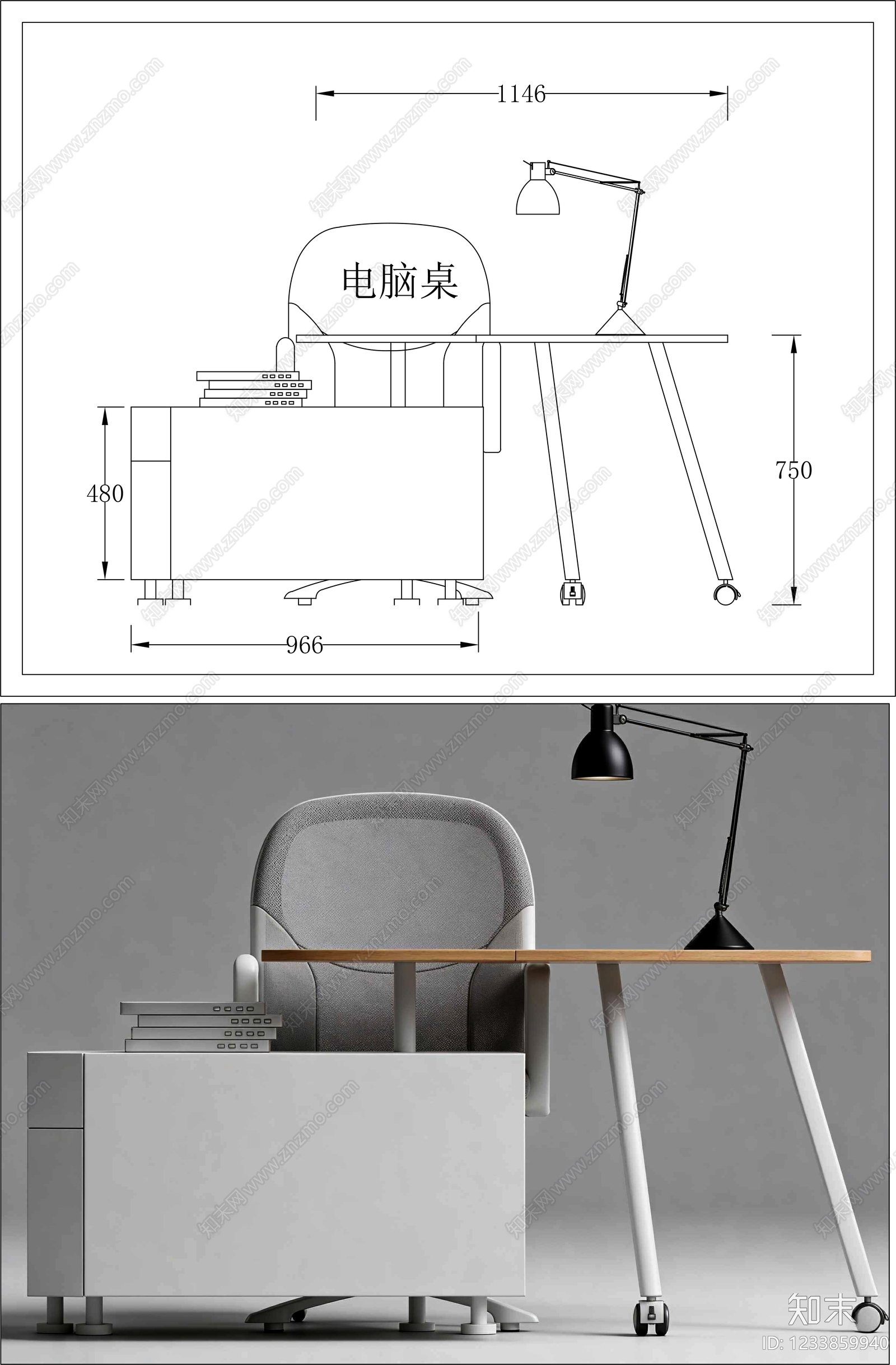 柜子cad施工图下载【ID:1233859940】