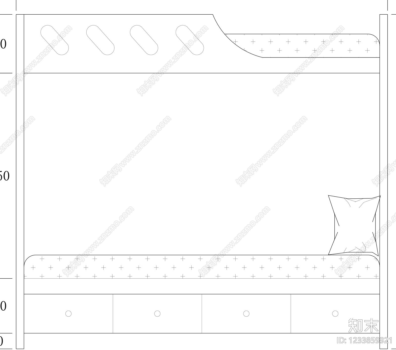柜子cad施工图下载【ID:1233859921】
