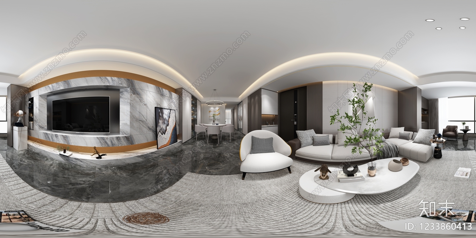 现代室内HDR贴图下载【ID:1233860413】