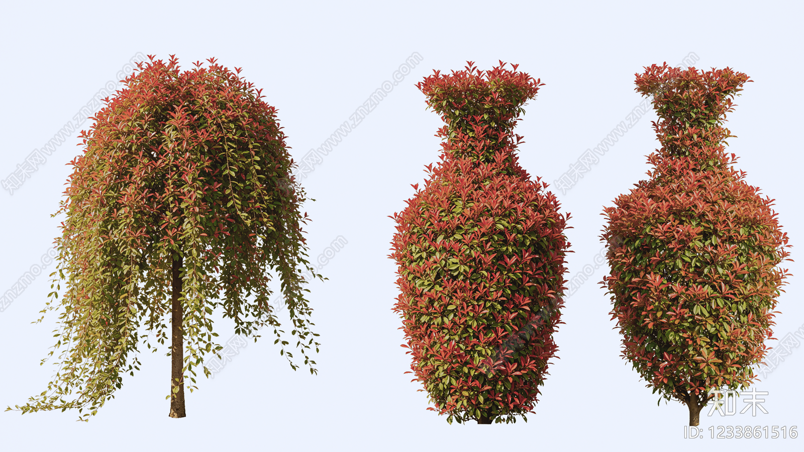 新中式景观灌木SU模型下载【ID:1233861516】