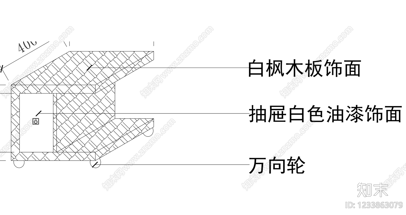 柜子cad施工图下载【ID:1233863079】