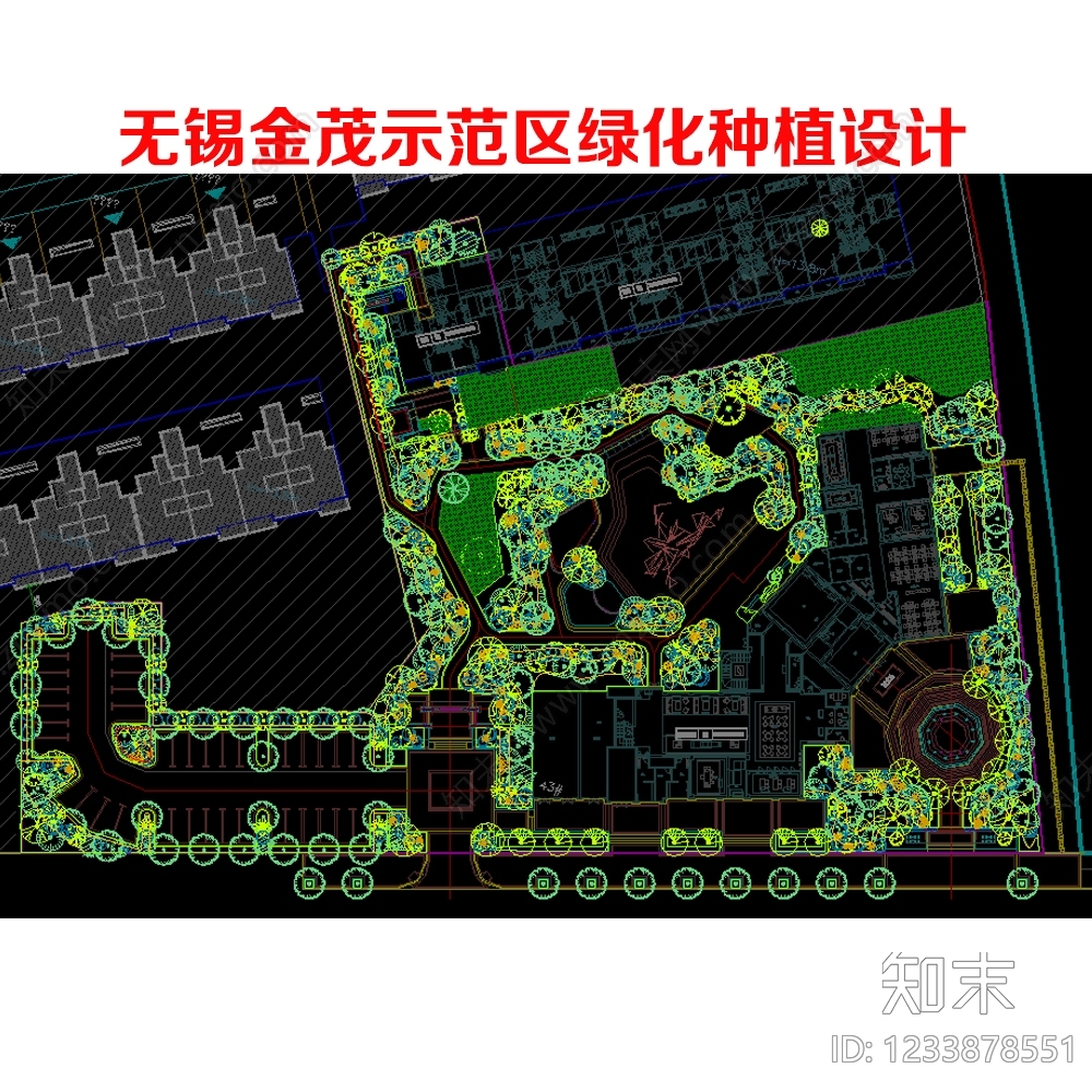 示范区景观CAD图纸