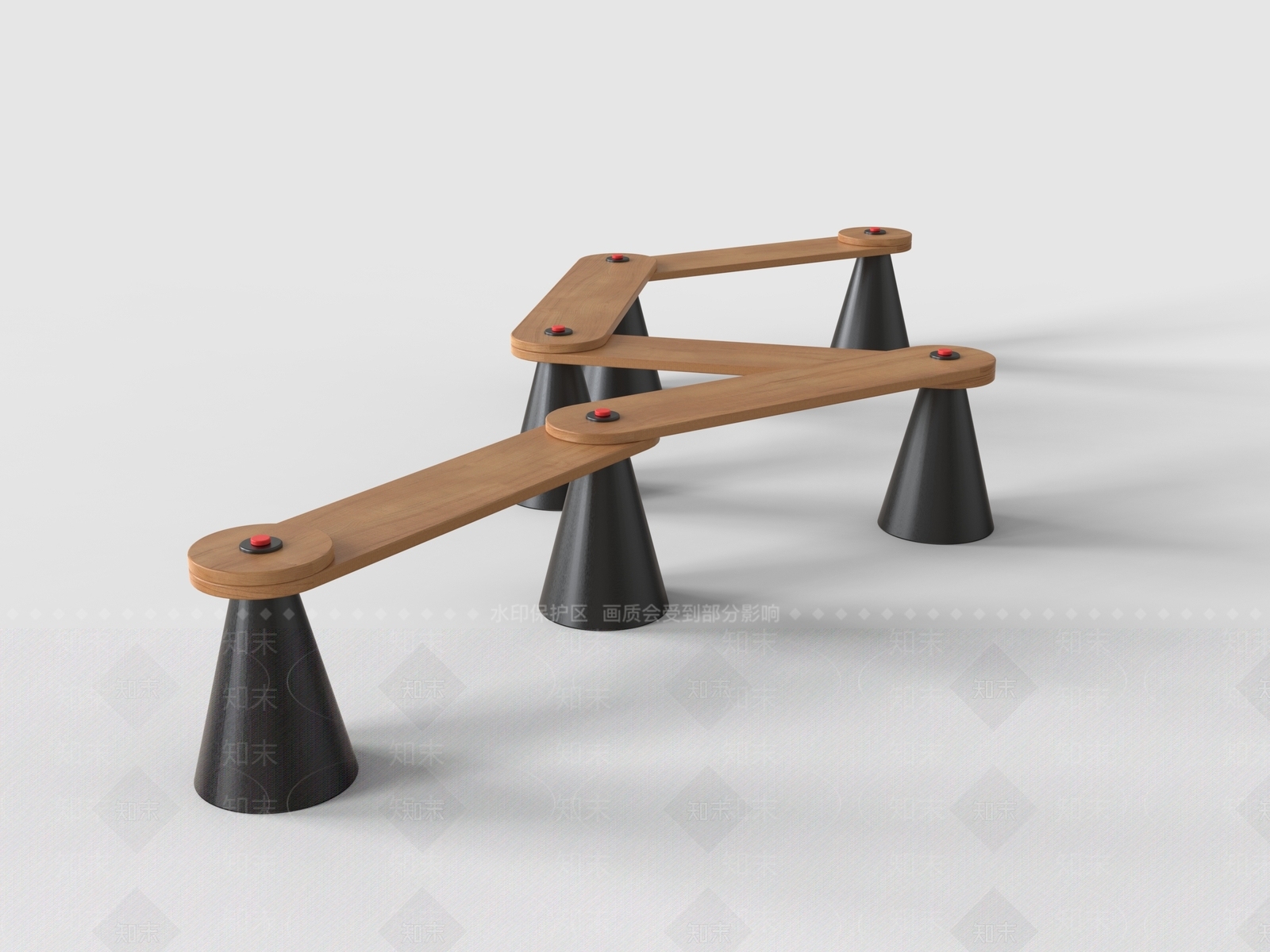 现代简约户外椅3D模型下载【ID:1233880350】