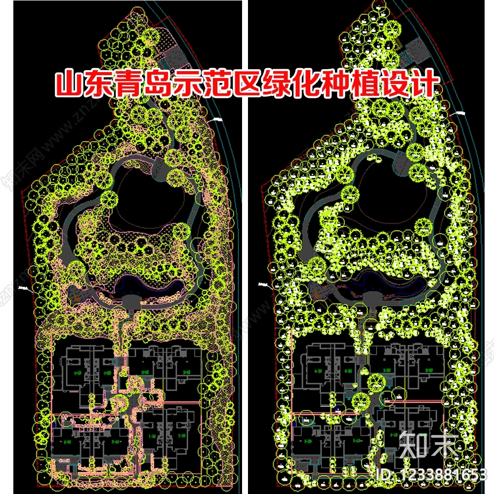 宅间绿地CAD图纸
