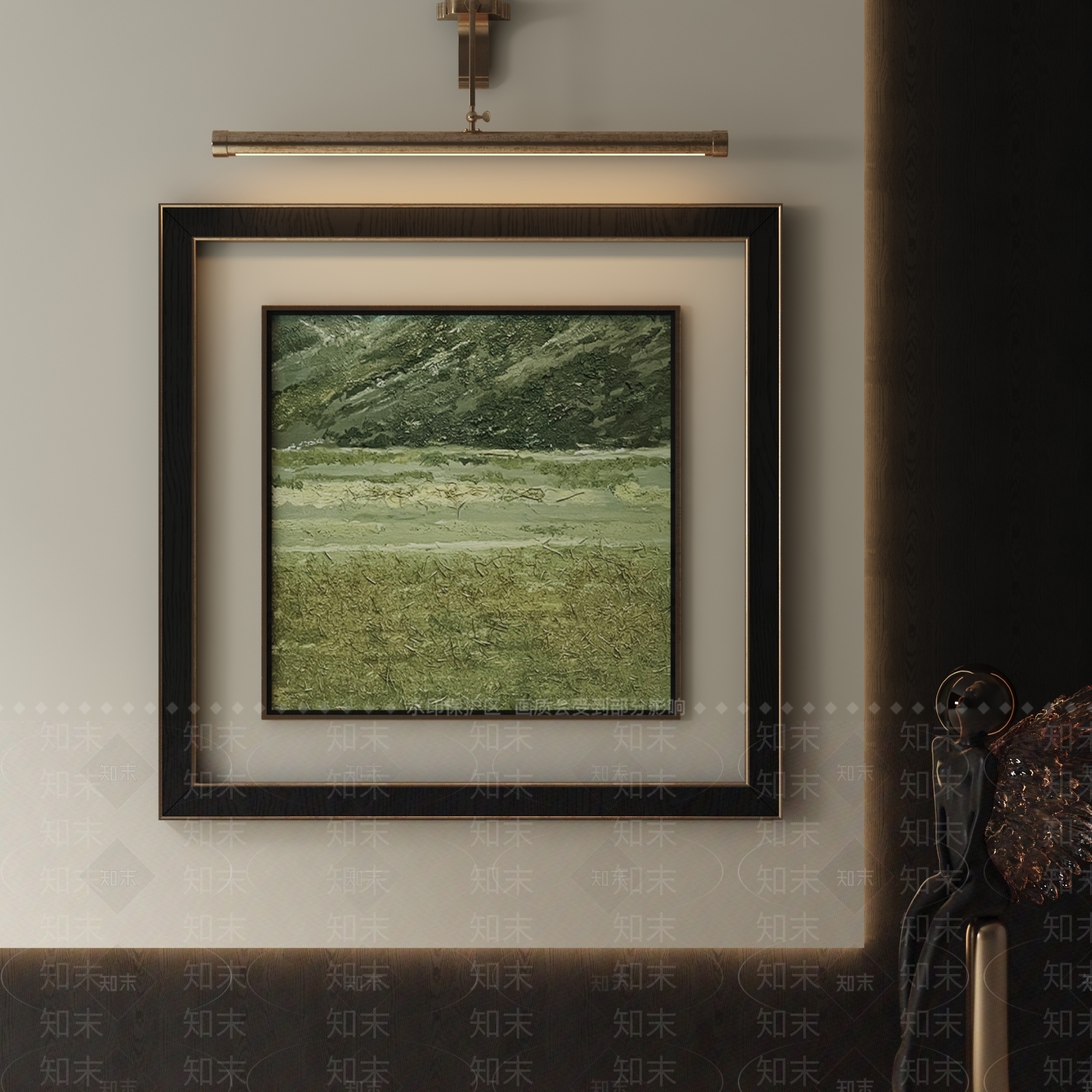 中古风挂画SU模型下载【ID:1233889218】