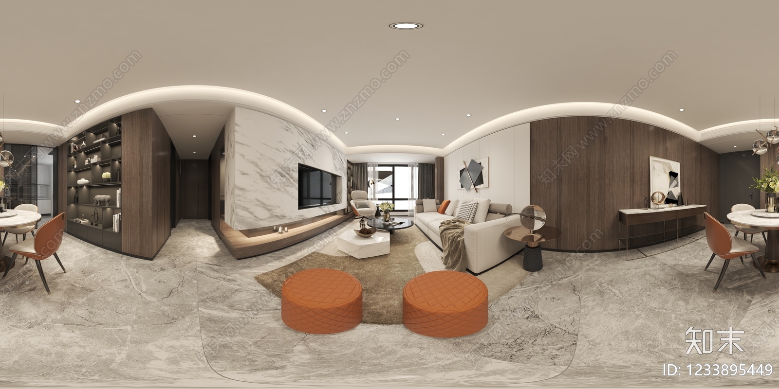 现代室内HDR贴图下载【ID:1233895449】