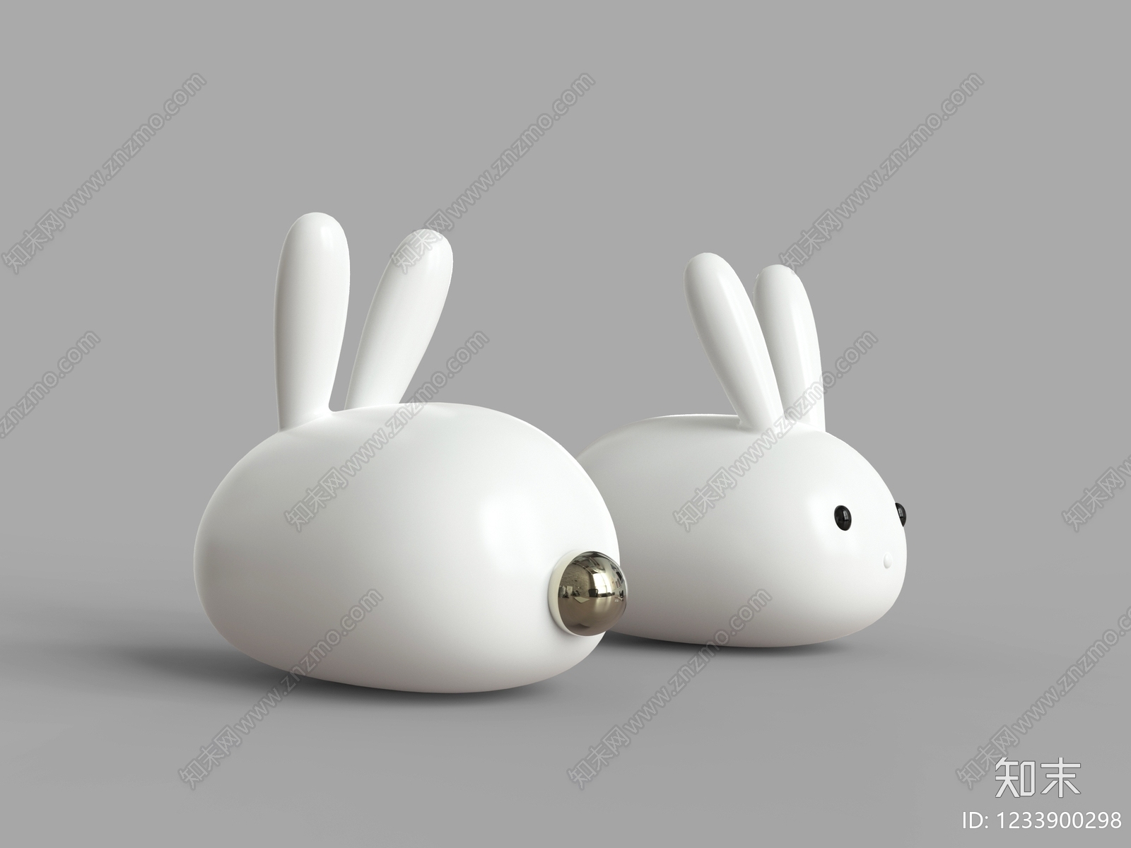 极简摆件组合3D模型下载【ID:1233900298】