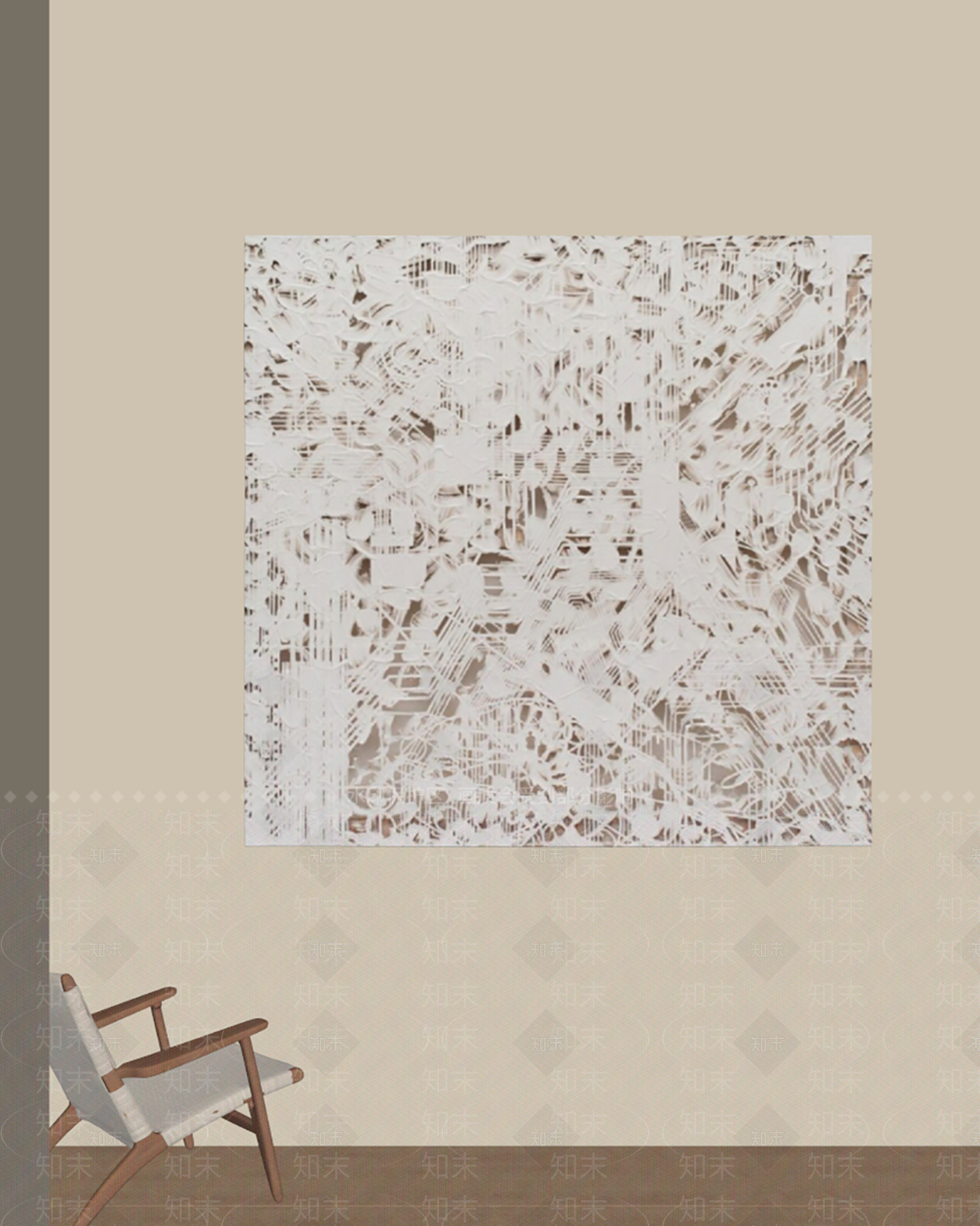 中古风抽象画SU模型下载【ID:1233904725】