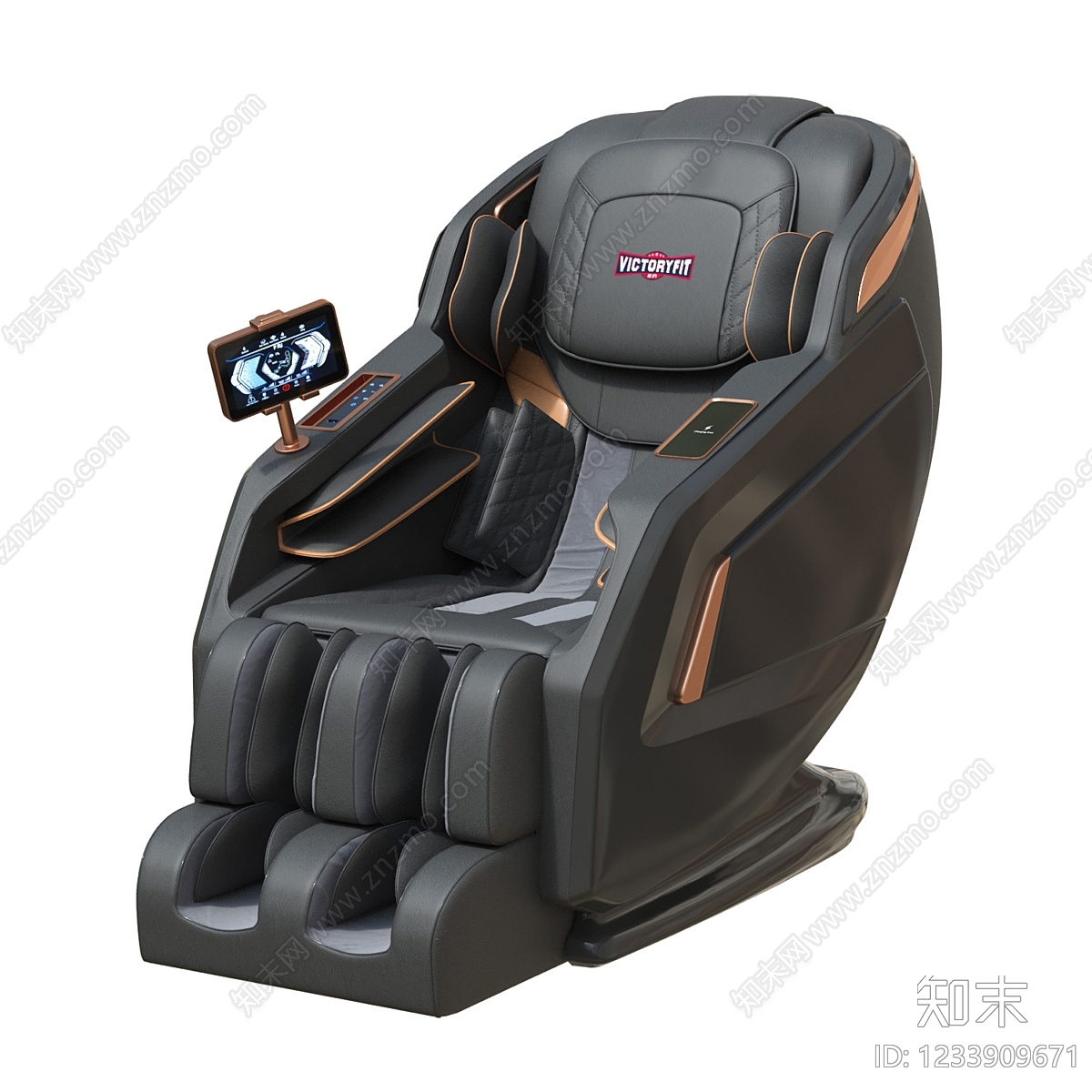 轻奢按摩椅3D模型下载【ID:1233909671】