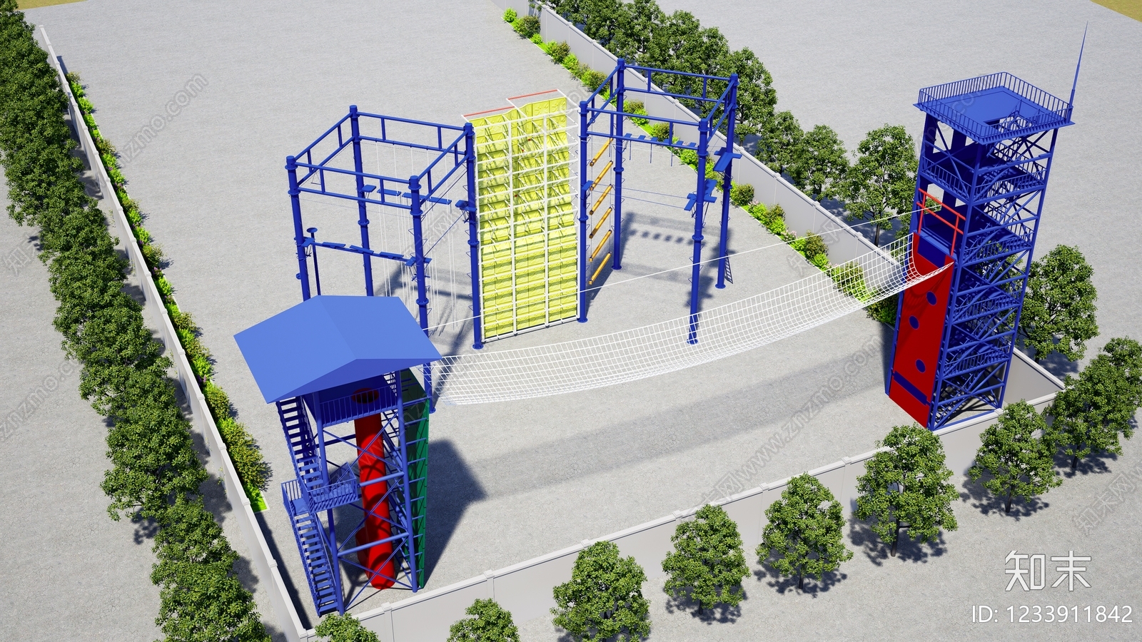 现代其他文体建筑3D模型下载【ID:1233911842】