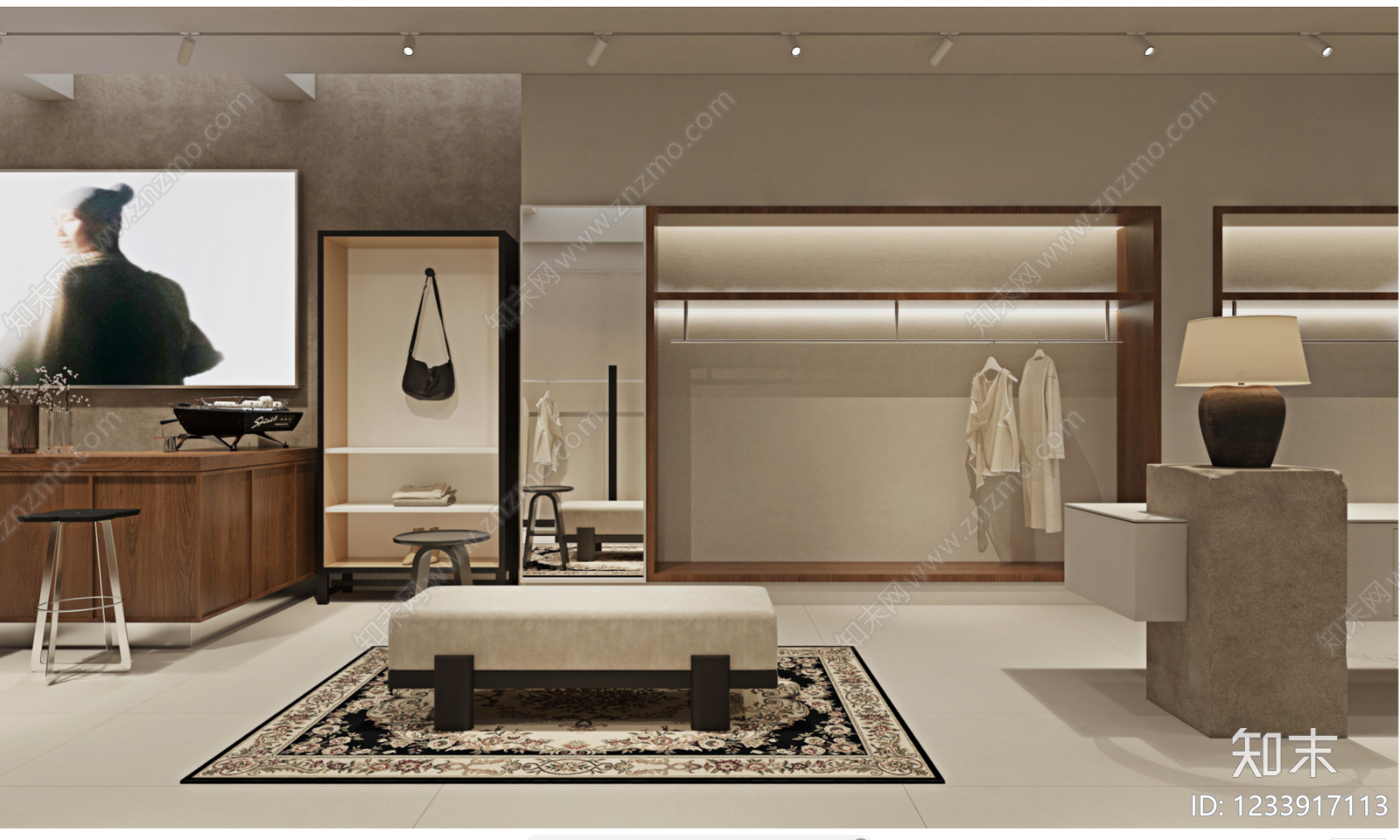 服装店cad施工图下载【ID:1233917113】