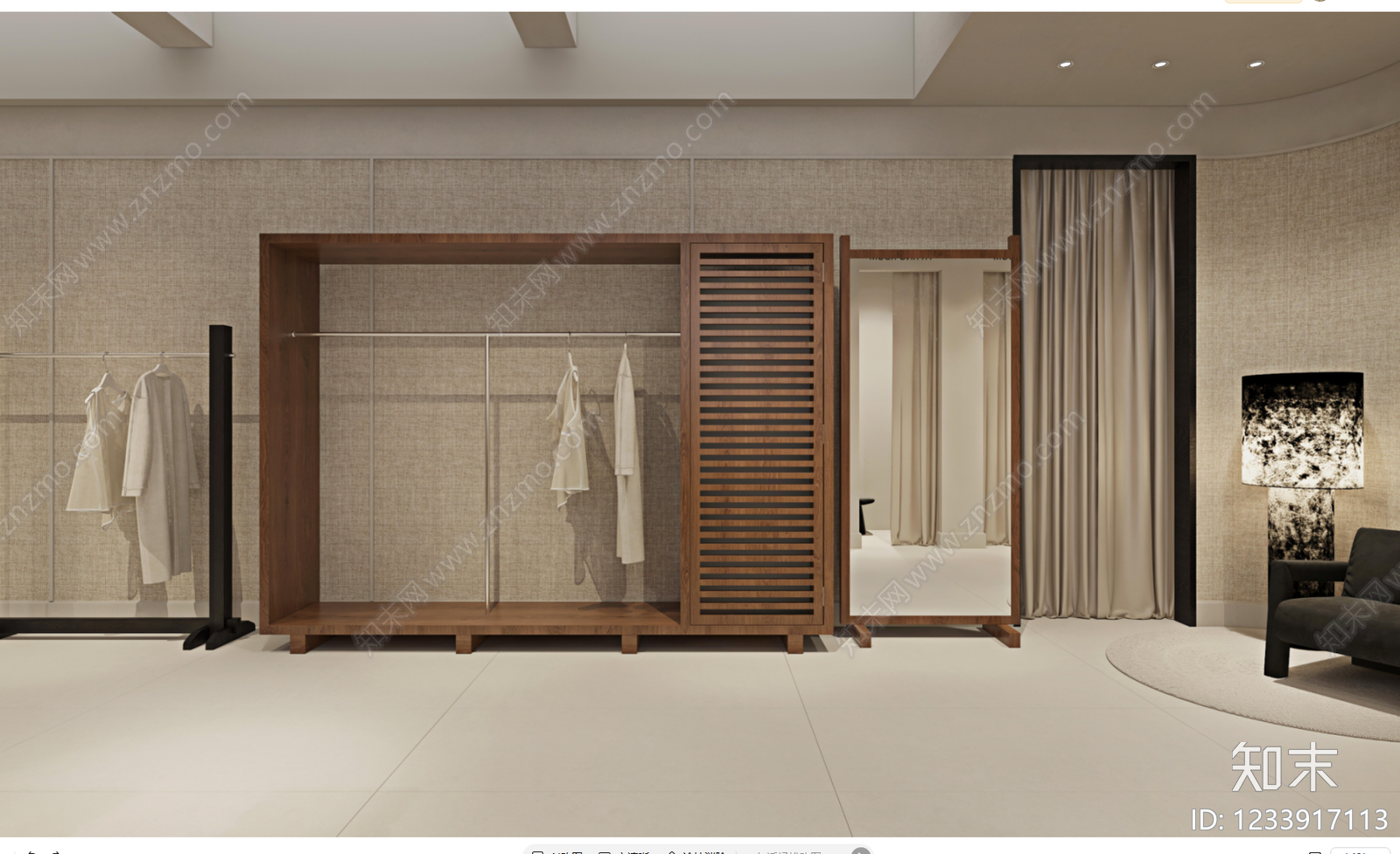 服装店cad施工图下载【ID:1233917113】