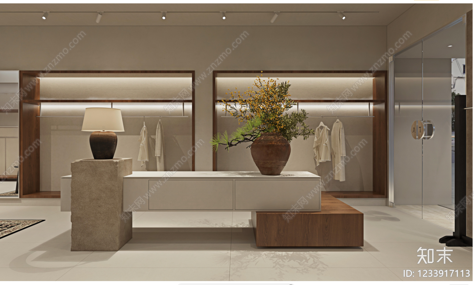 服装店cad施工图下载【ID:1233917113】