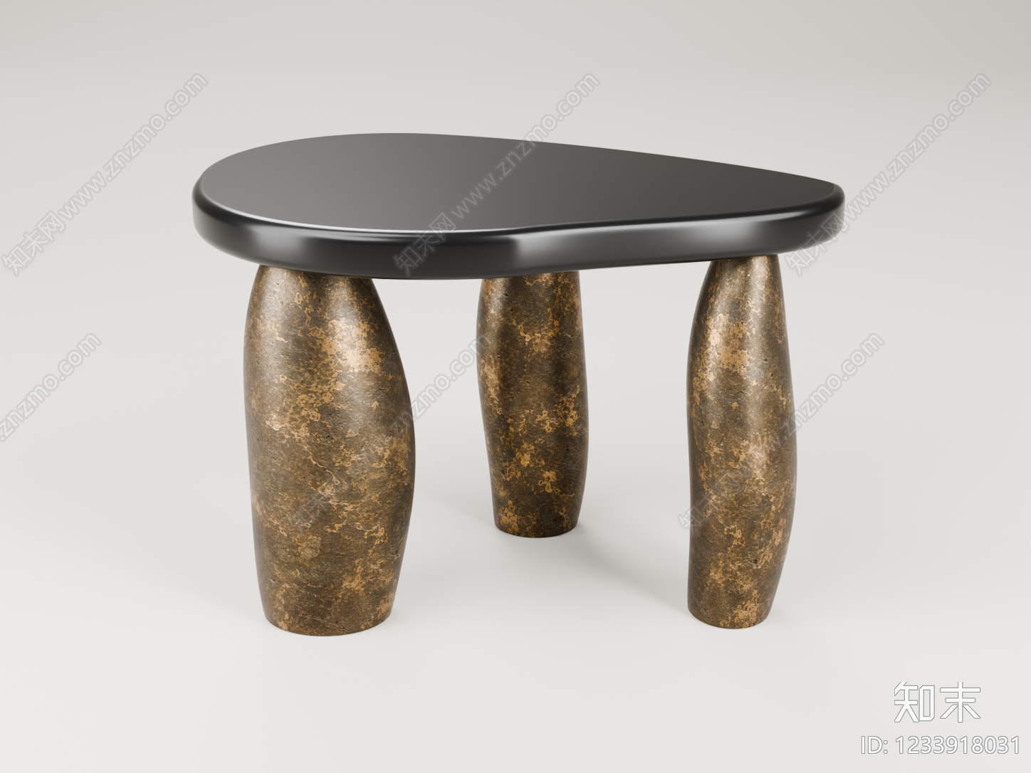 侘寂边几SU模型下载【ID:1233918031】