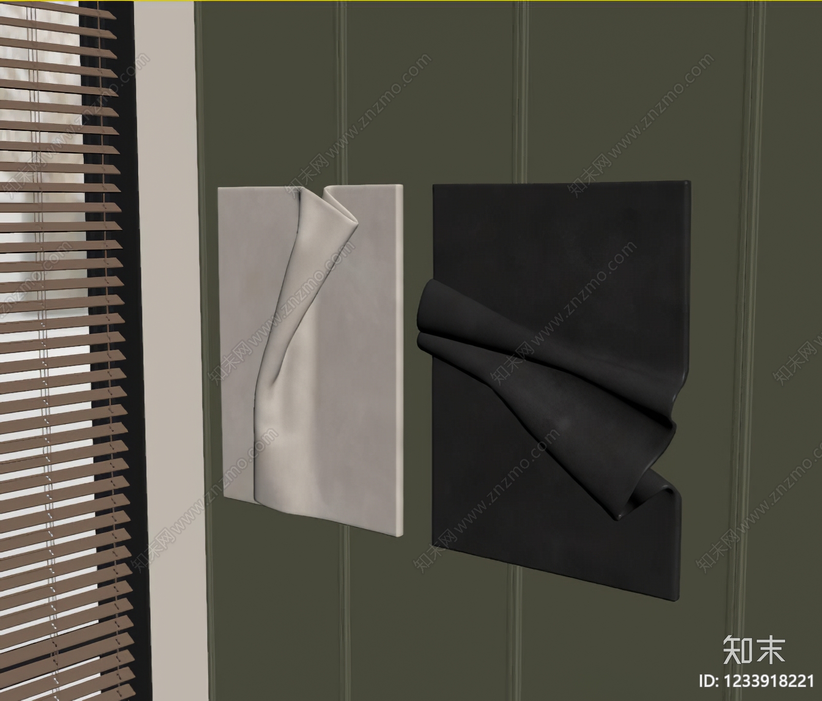 极简挂画组合SU模型下载【ID:1233918221】