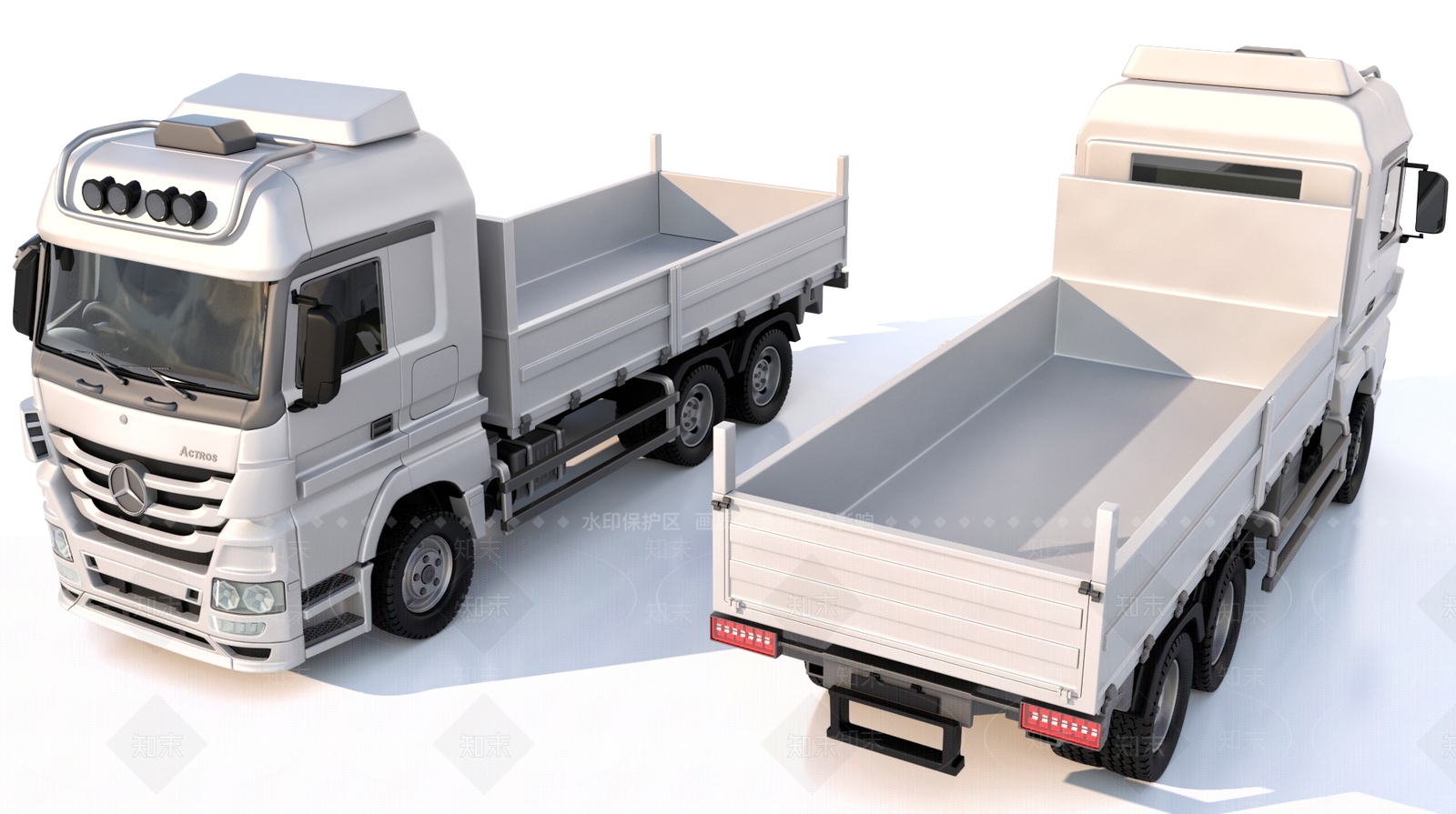 汽车3D模型渲染效果图