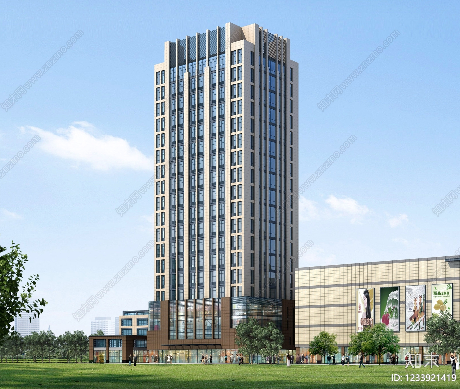 公寓建筑cad施工图下载【ID:1233921419】