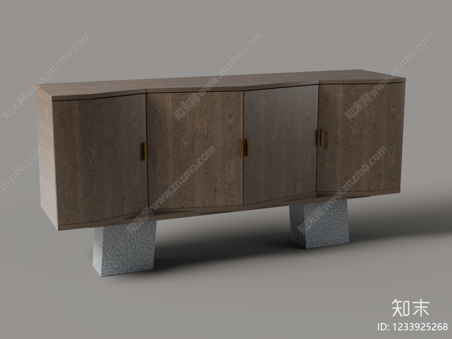 中古风玄关柜SU模型下载【ID:1233925268】