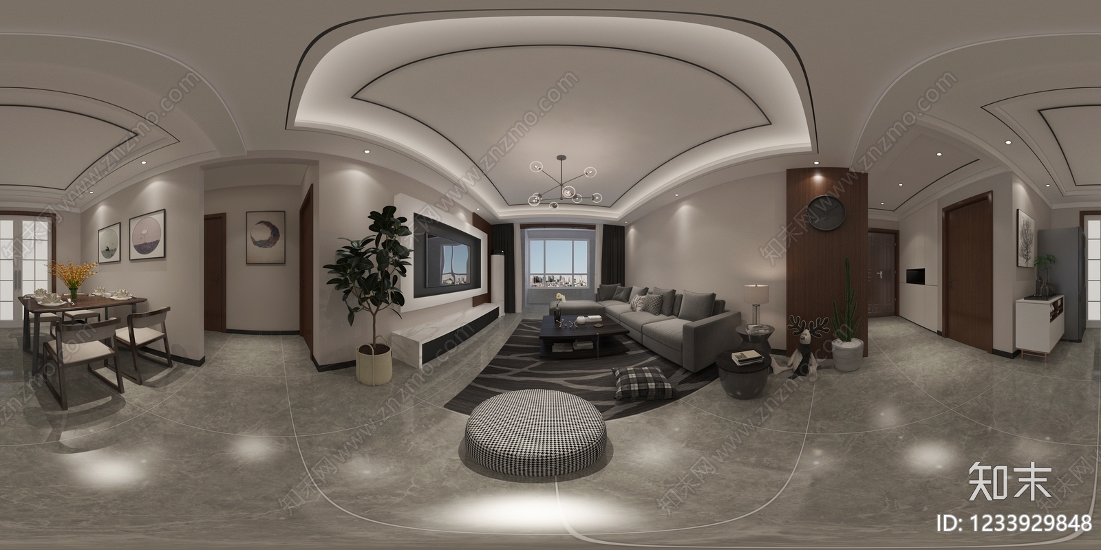 现代室内HDR贴图下载【ID:1233929848】
