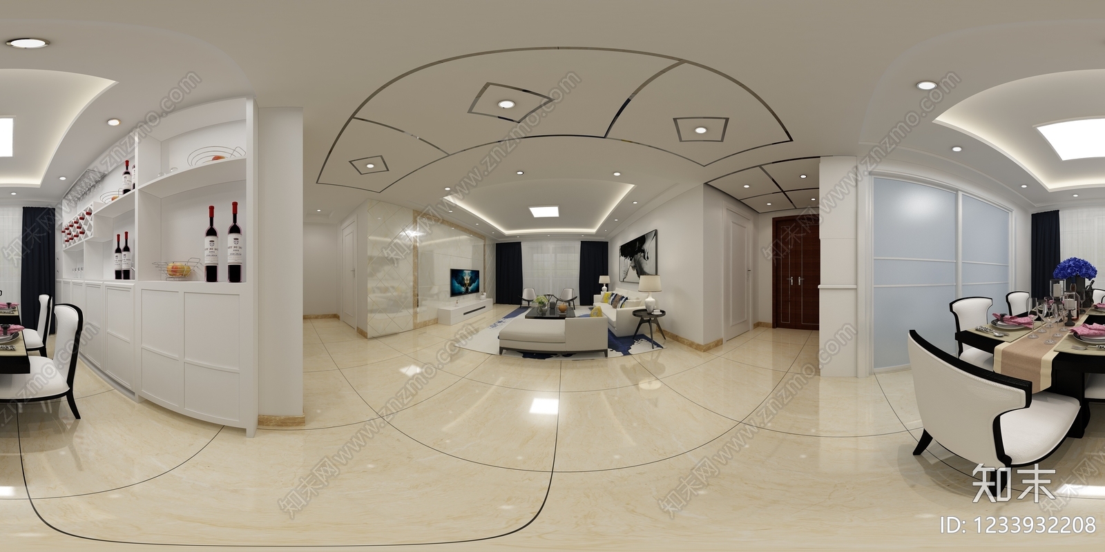 现代室内HDR贴图下载【ID:1233932208】