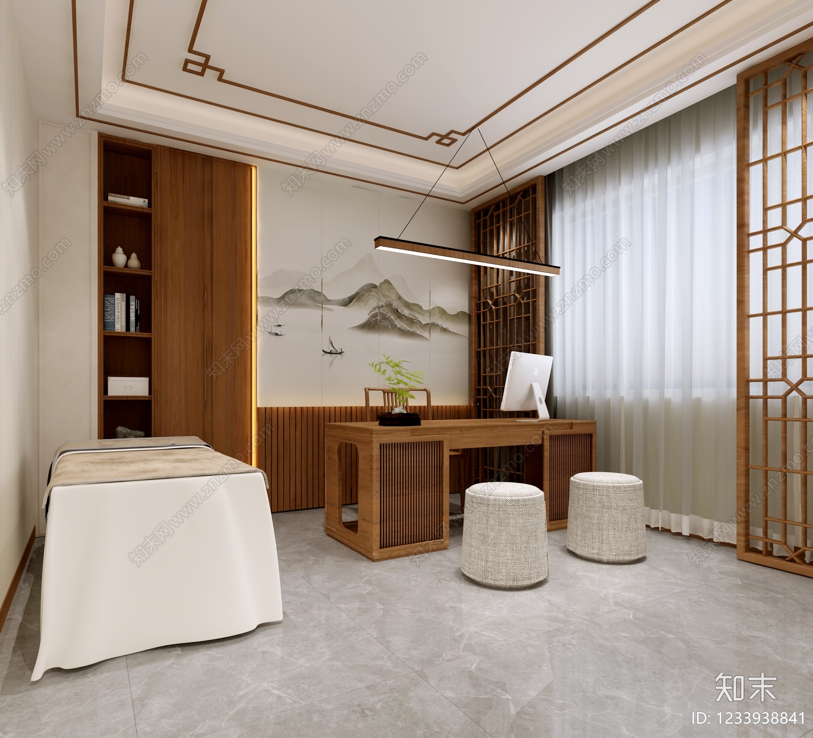 其他医疗空间cad施工图下载【ID:1233938841】