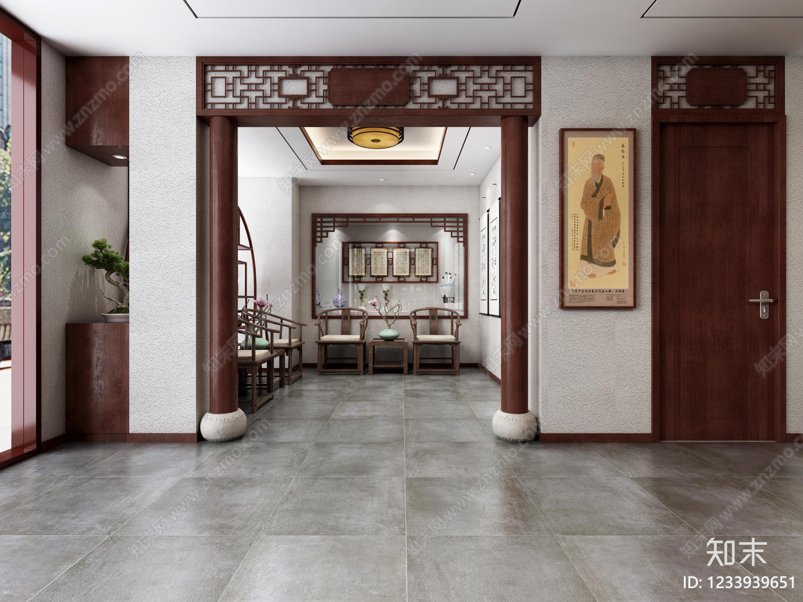 中医馆cad施工图下载【ID:1233939651】