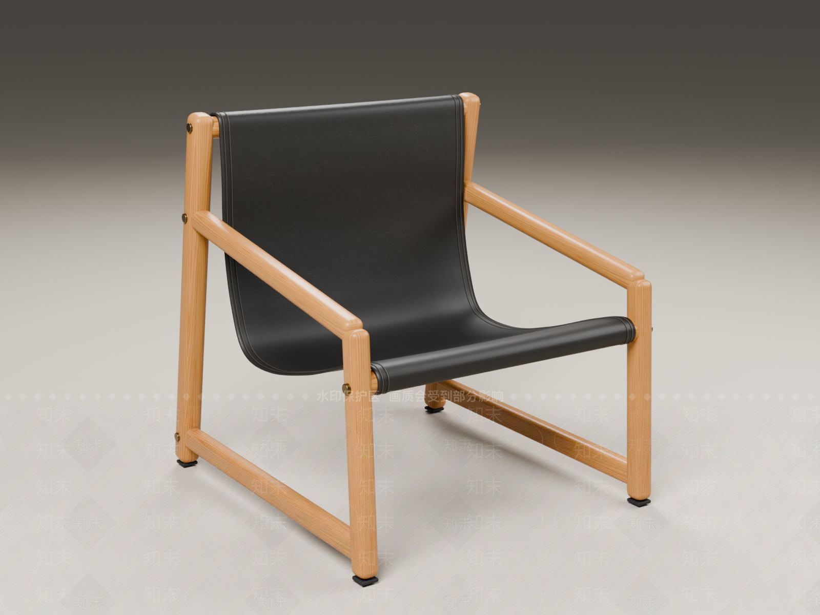 原木风休闲椅SU模型下载【ID:1233942946】