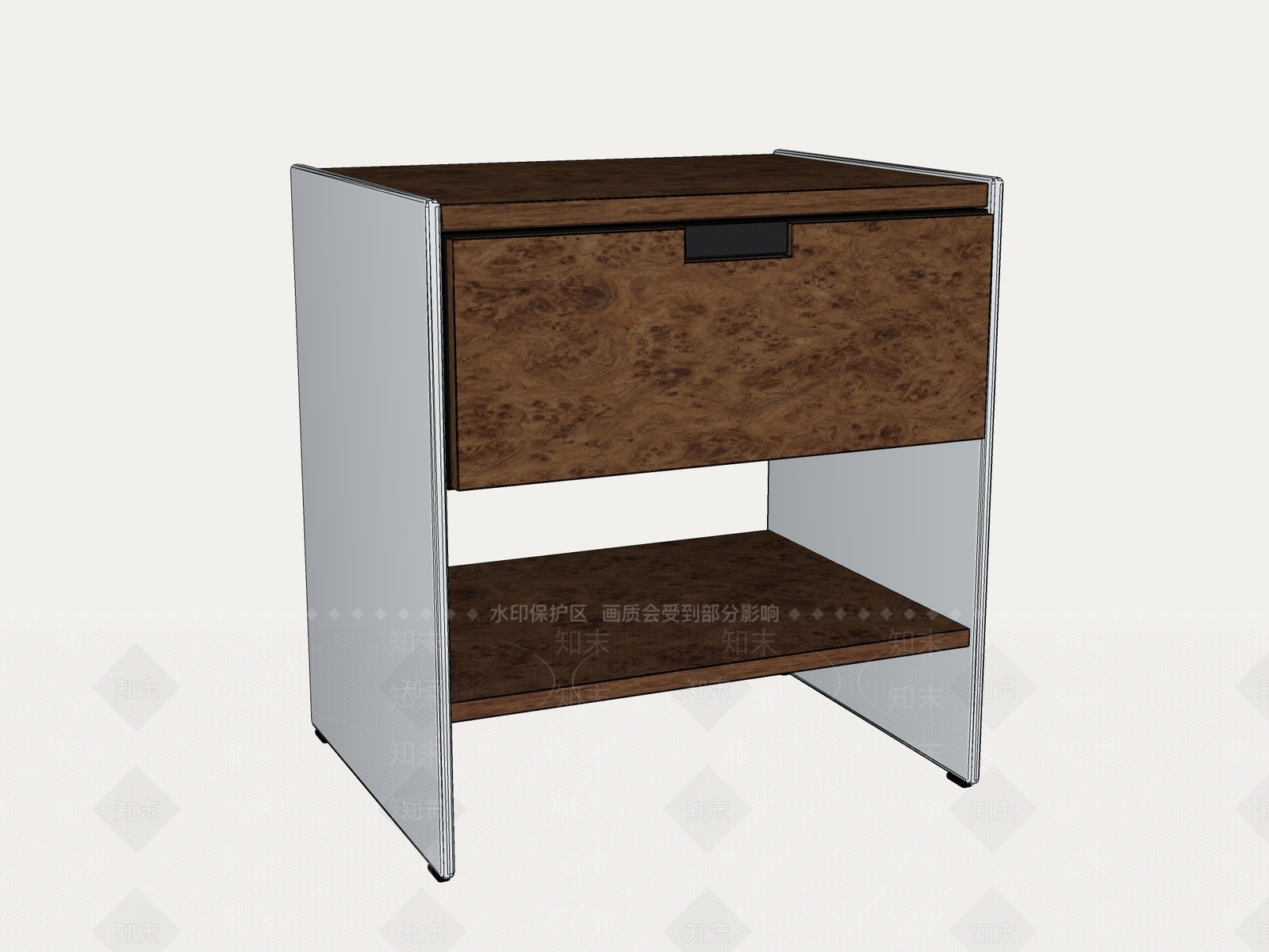 中古风床头柜SU模型下载【ID:1233944311】
