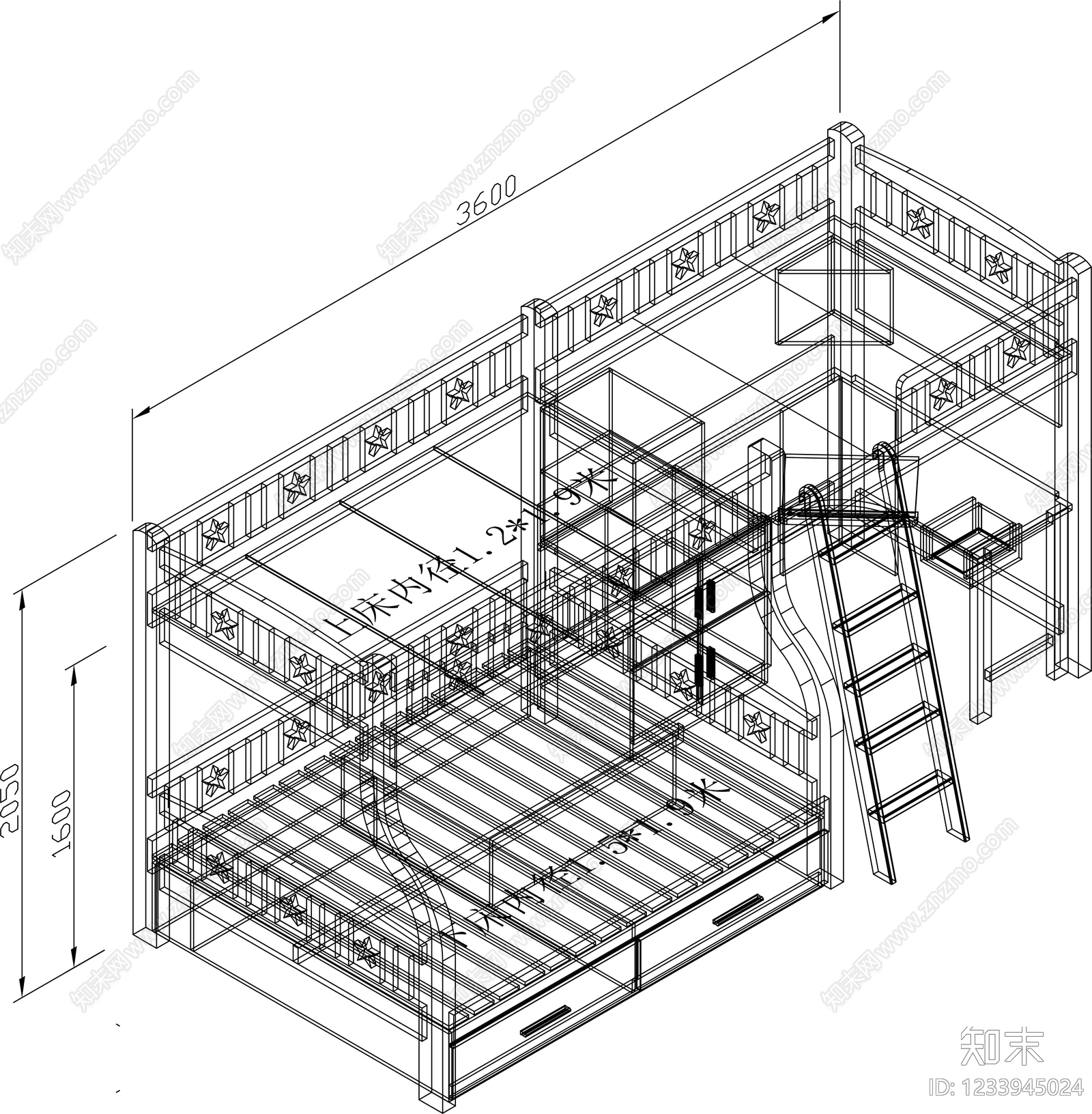榻榻米cad施工图下载【ID:1233945024】