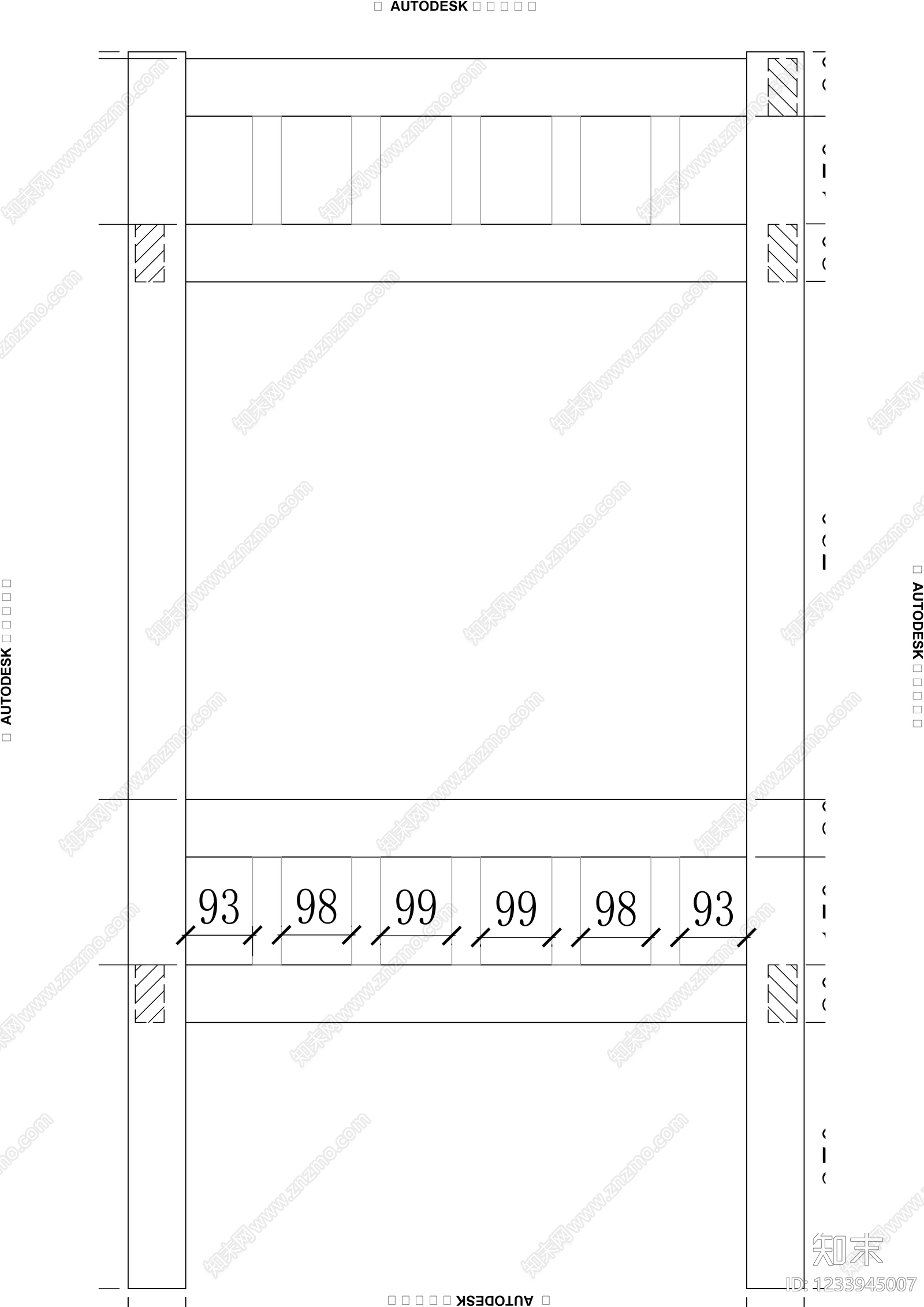 床cad施工图下载【ID:1233945007】