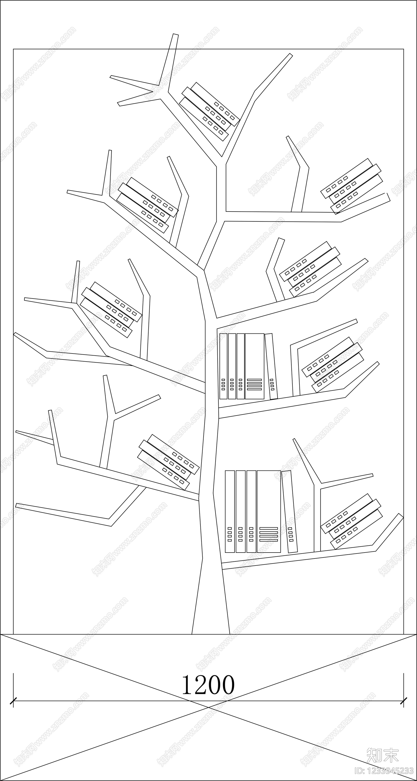 柜子cad施工图下载【ID:1233945233】