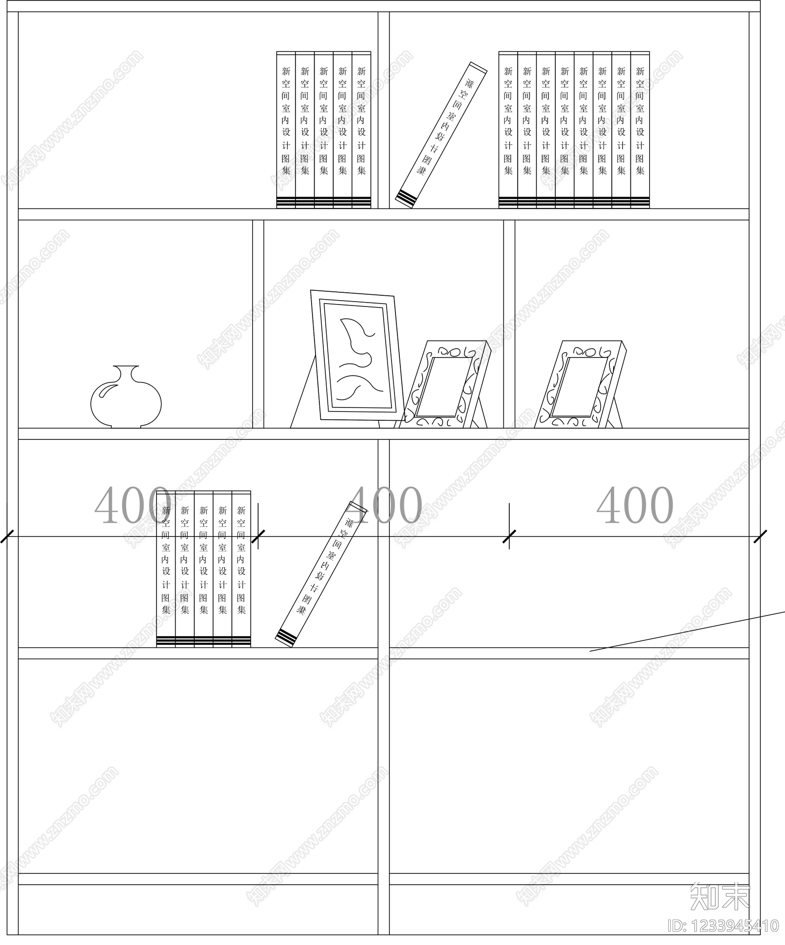 柜子cad施工图下载【ID:1233945410】