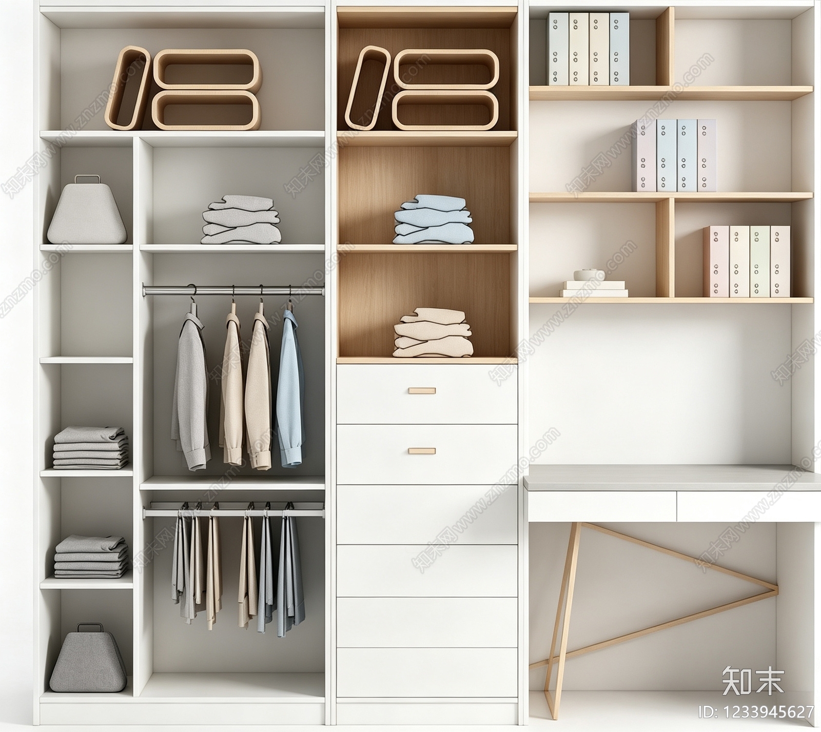 柜子cad施工图下载【ID:1233945627】