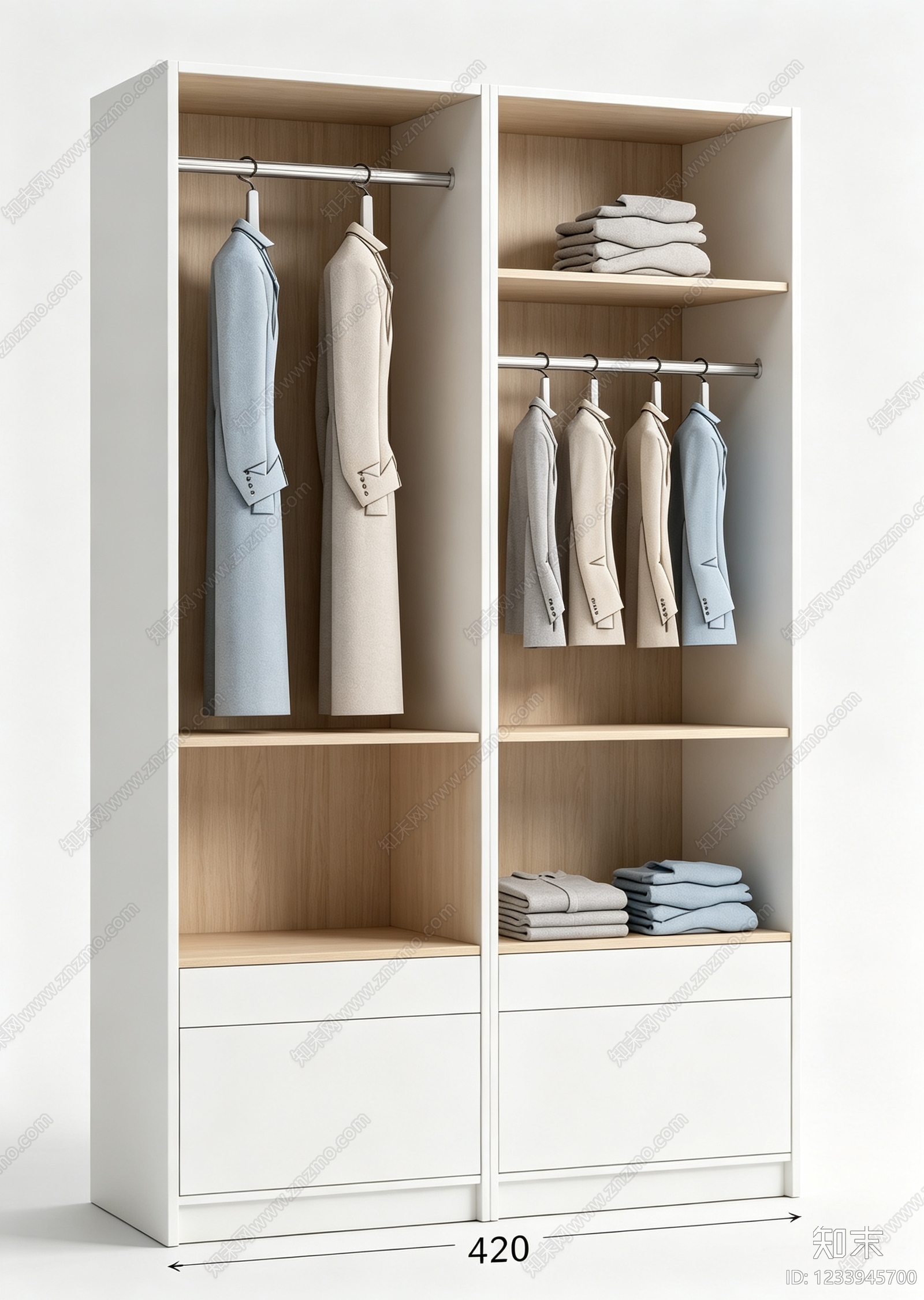 柜子cad施工图下载【ID:1233945700】