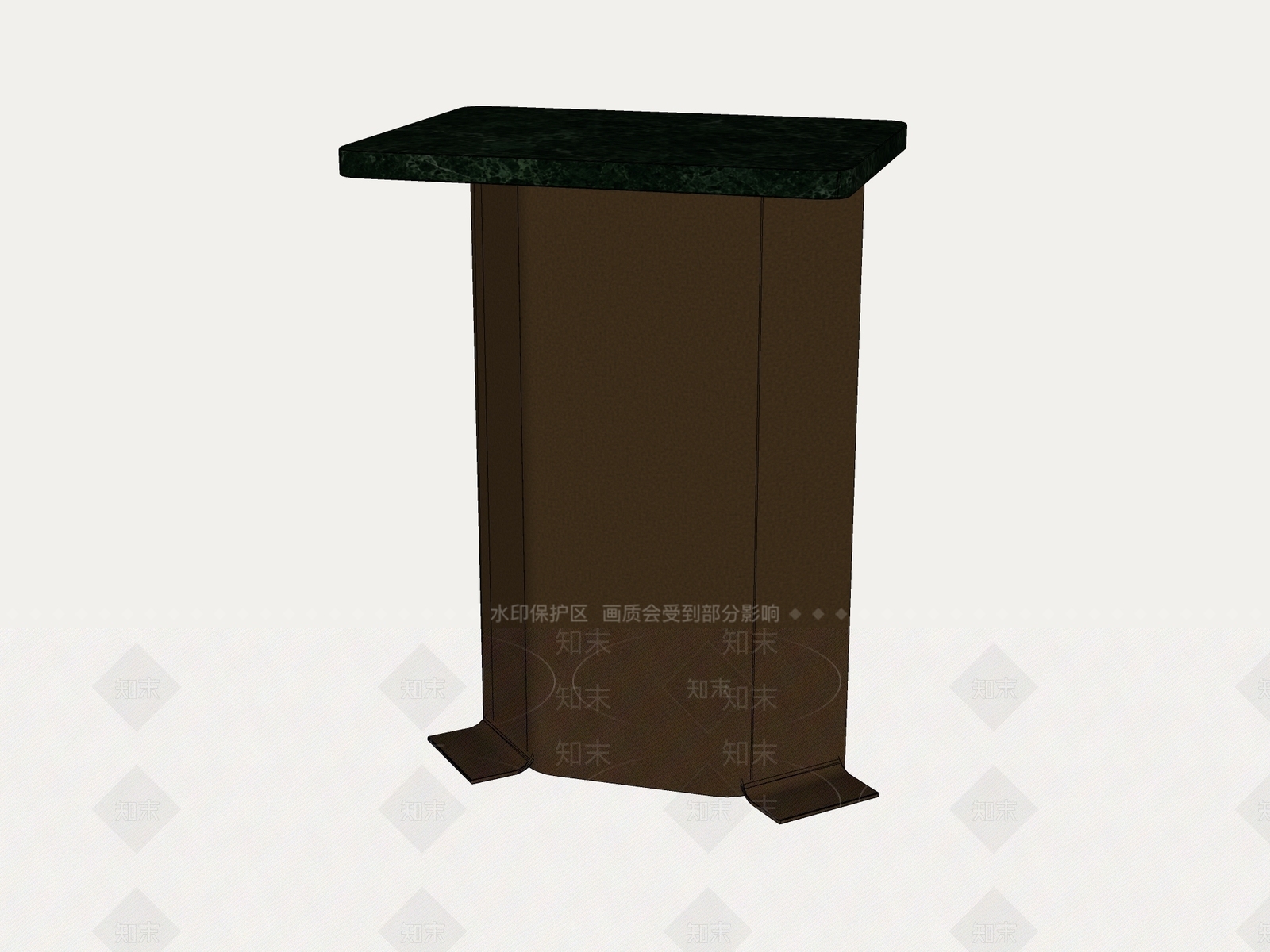 轻奢边几SU模型下载【ID:1233948632】