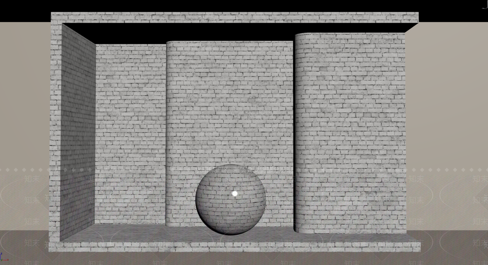 极简砖3D模型下载【ID:1233947727】