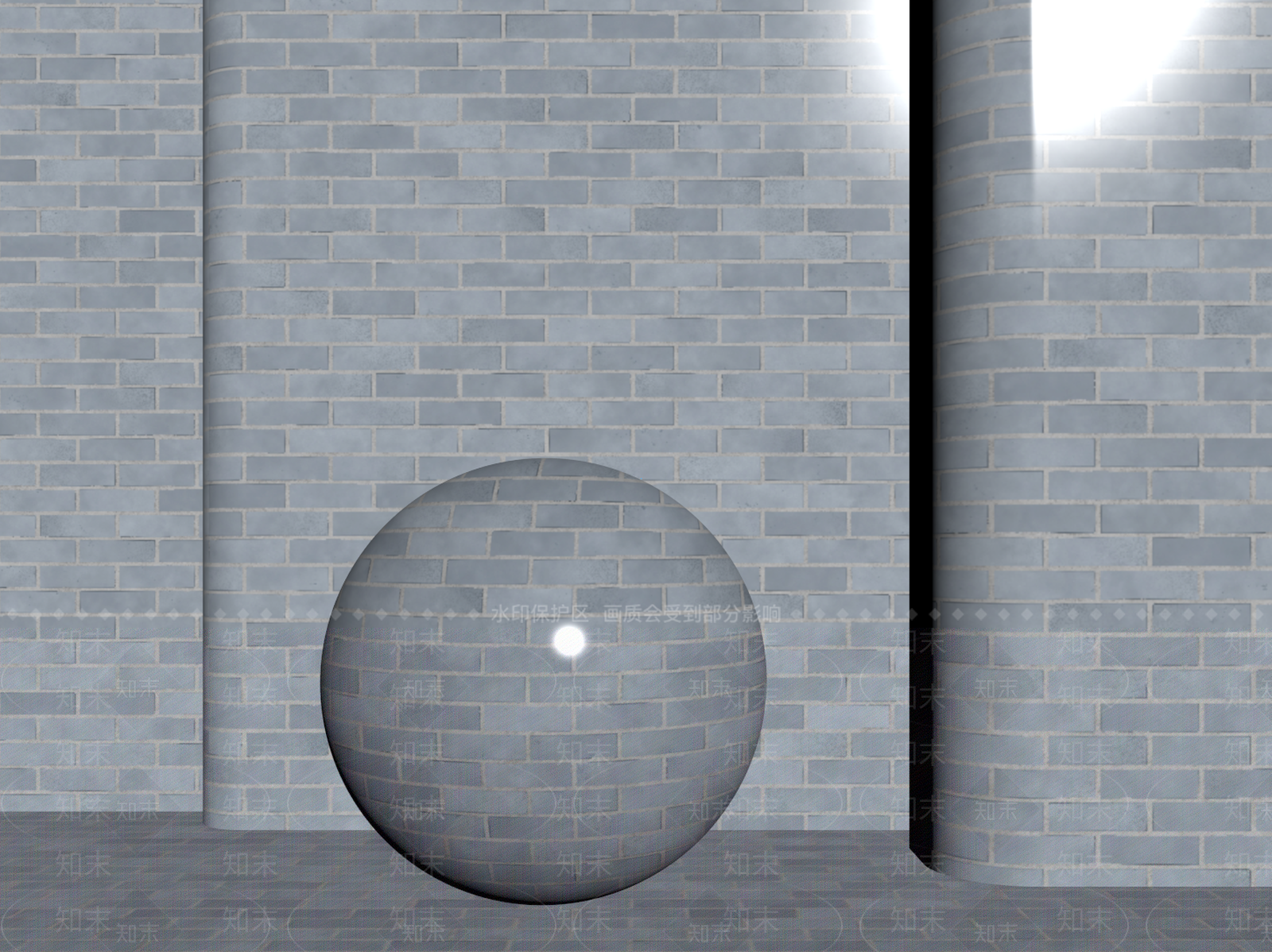 极简砖3D模型下载【ID:1233947857】