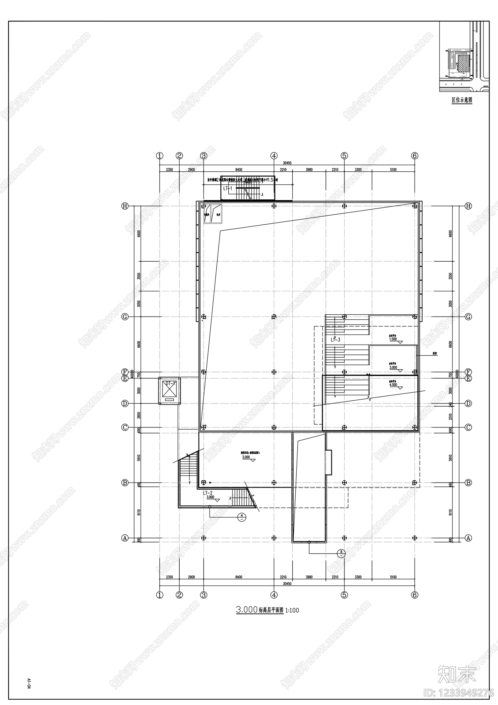 其他商业建筑cad施工图下载【ID:1233949276】