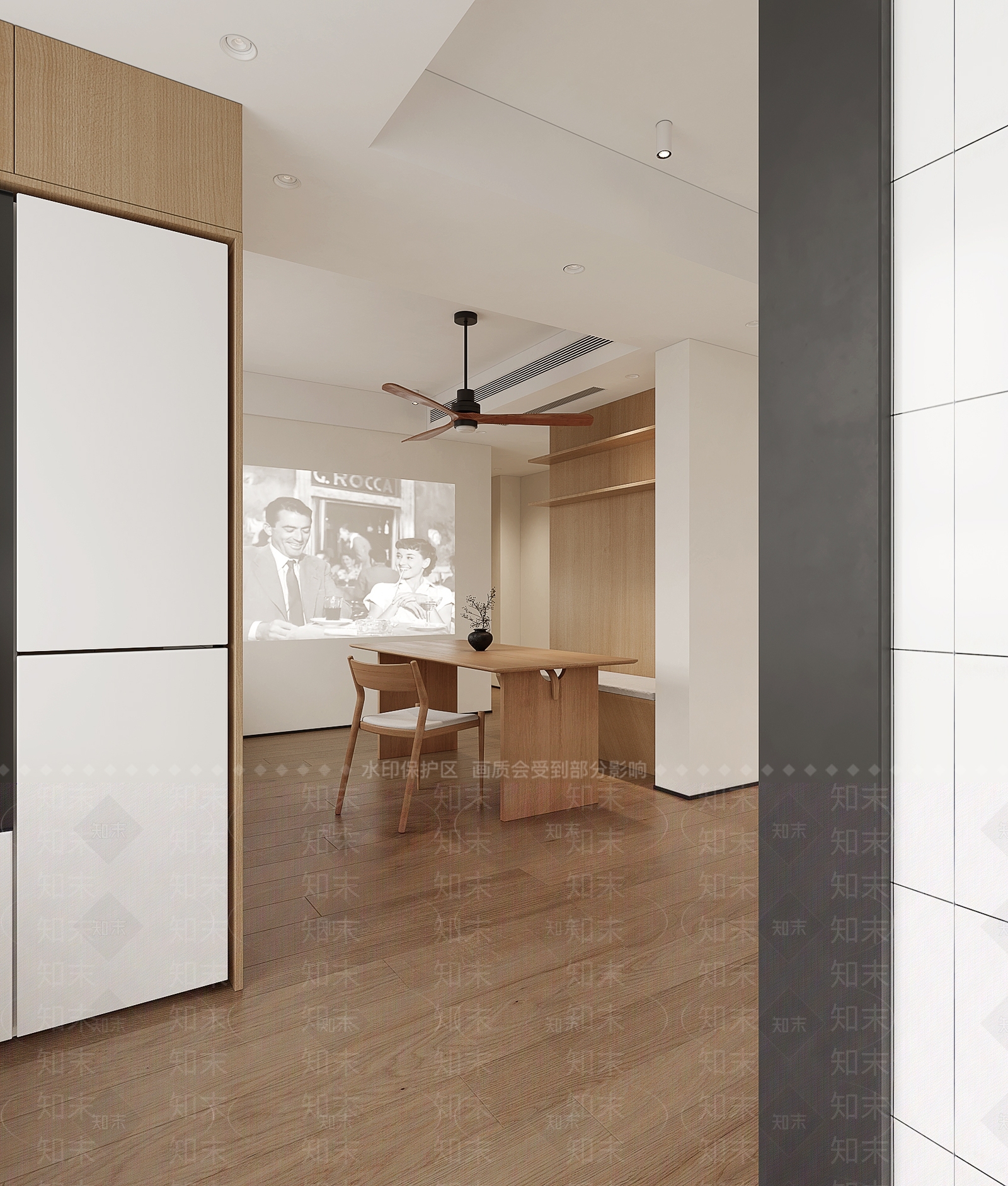 原木风客餐厅3D模型下载【ID:1233951458】