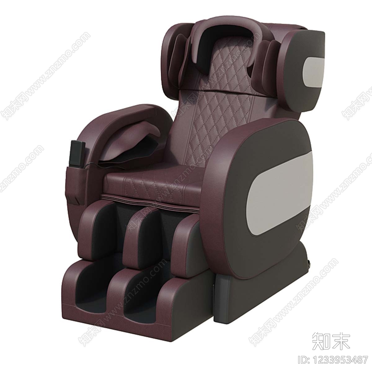 现代按摩椅3D模型下载【ID:1233953487】